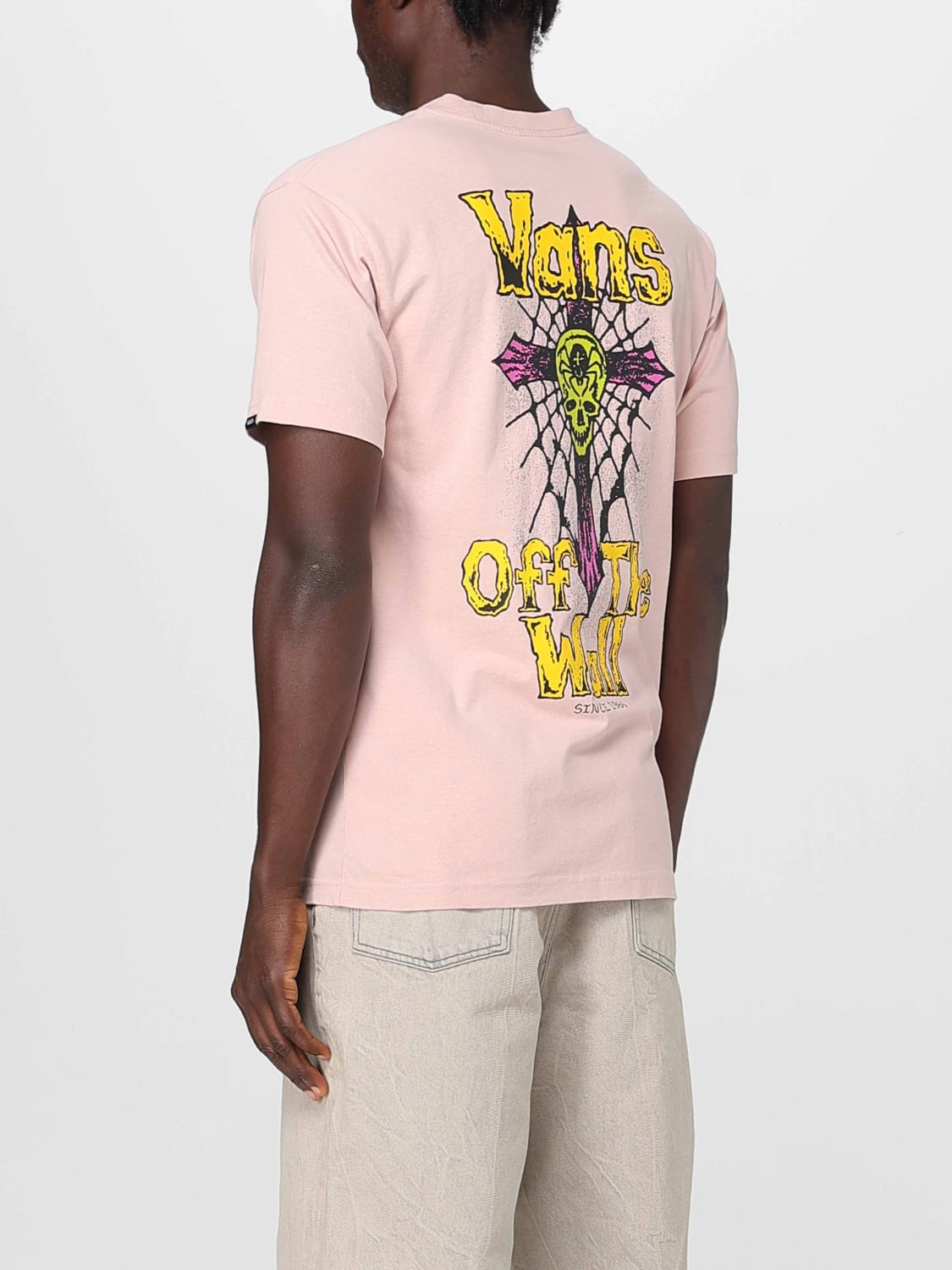 Tシャツ・カットソー VANS Men T-shirt Pink VN000NWN O3N VANS: T-shirt men - Pink | Vans t-shirt VN000NWN online at