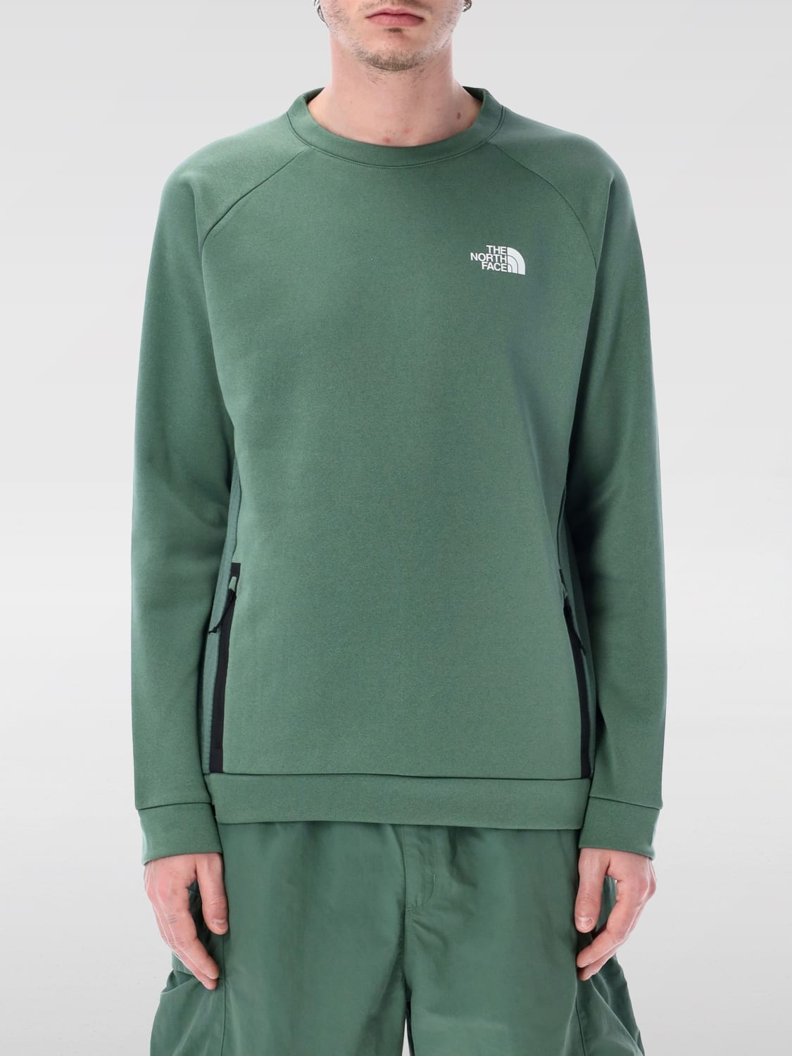 THE NORTH FACE SWEATSHIRT: Sweatshirt herren The North Face, Grün - Img 1