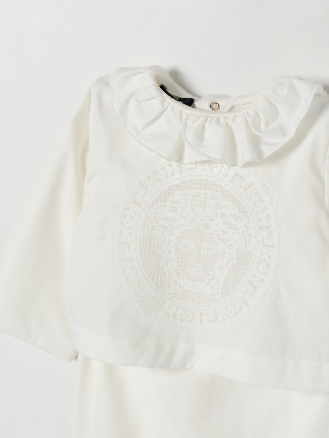 VERSACE TRACKSUIT: Bodysuit kids Versace, White - Img 3