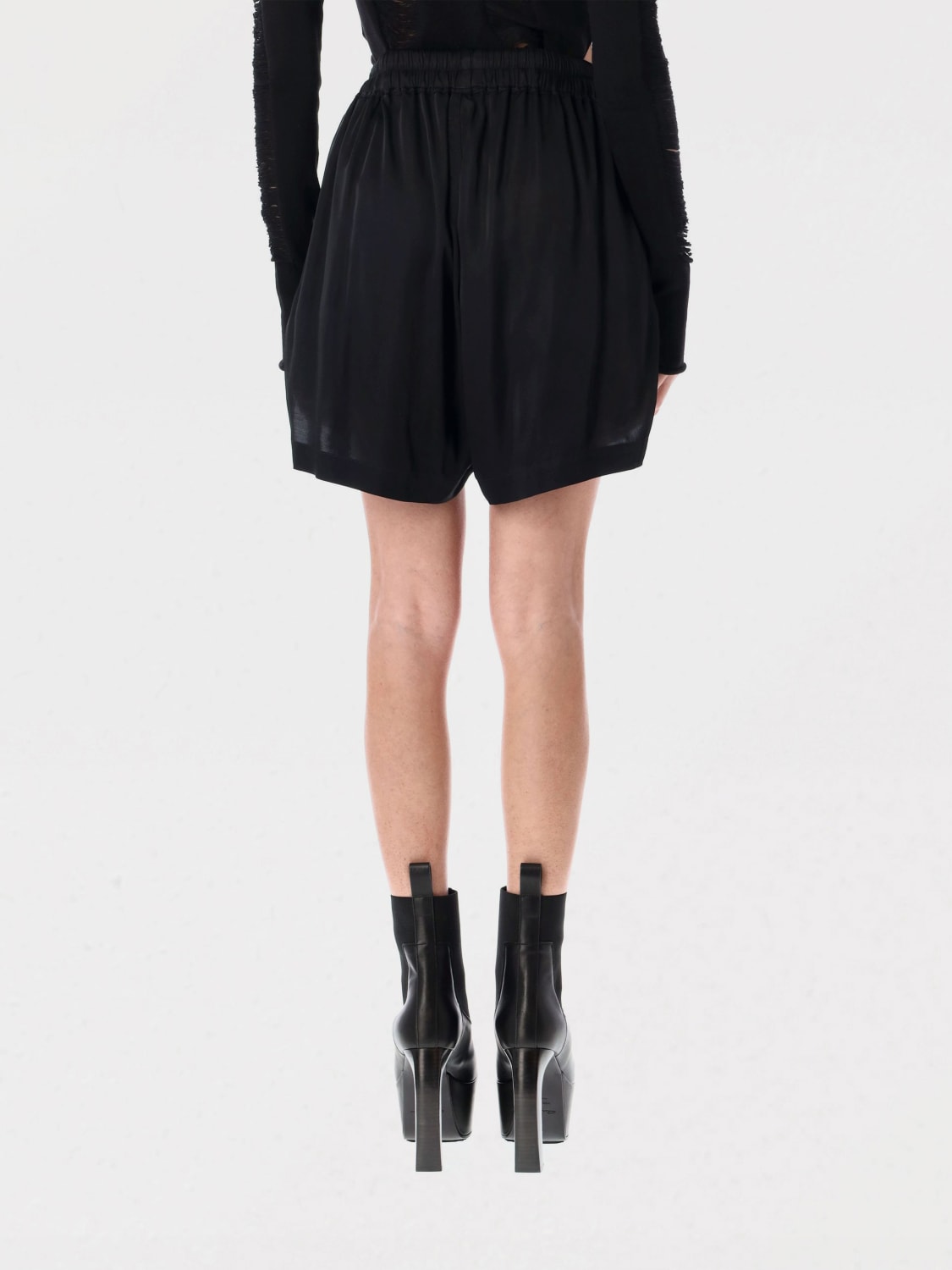 ショートパンツ RICK OWENS Woman Short Black RO01E7377SCH 09 RICK OWENS: Short woman - Black | Rick Owens short