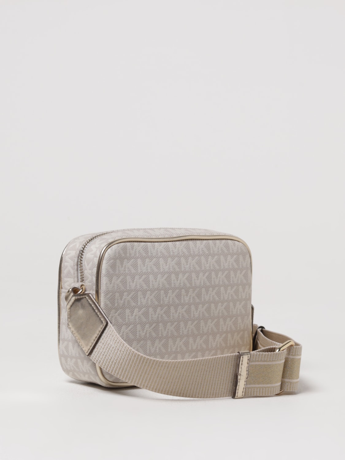 MICHAEL KORS BORSA: Borsa a tracolla logata Michael Kors, Beige - Img 2