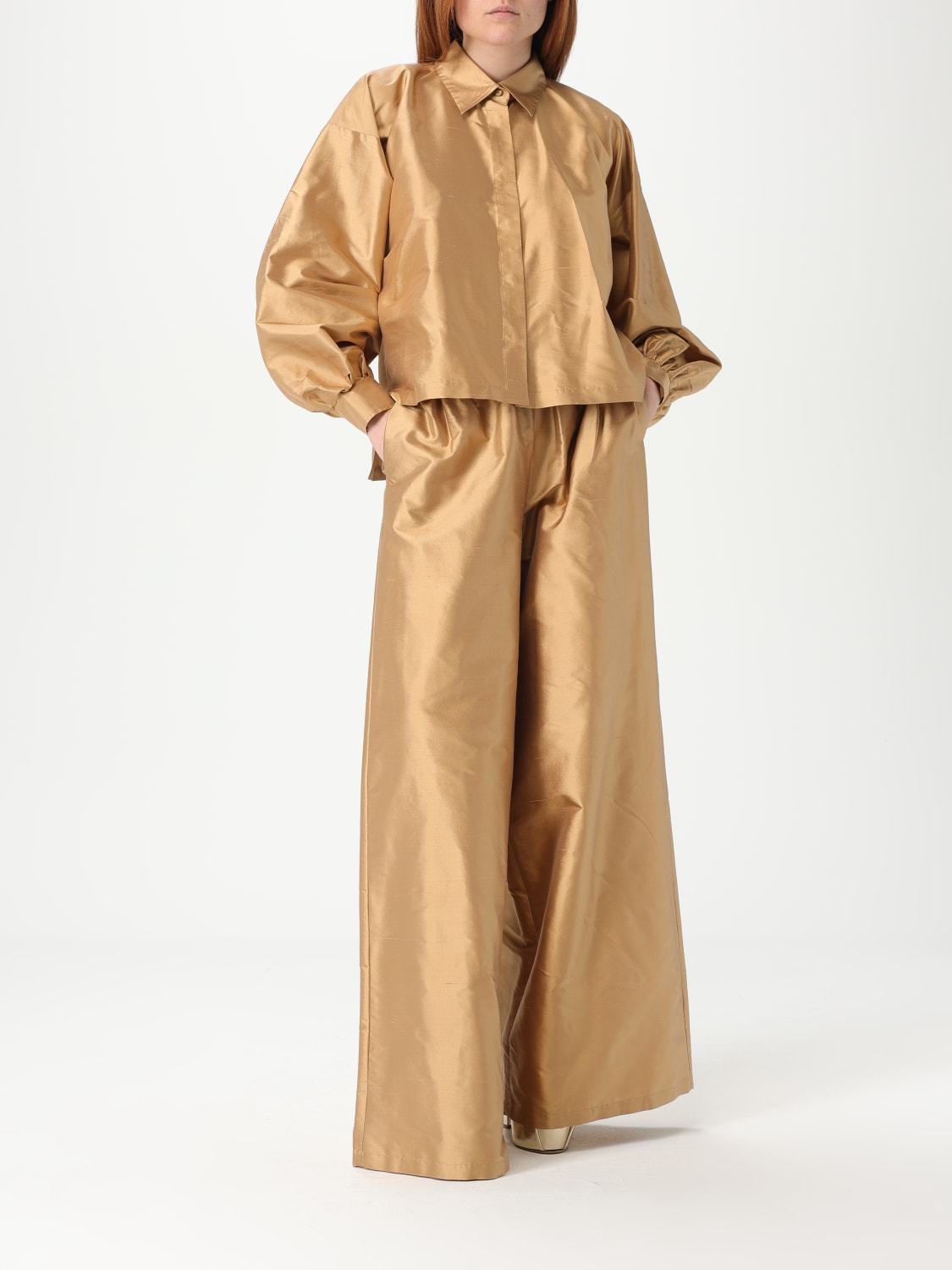 MAX MARA CAMICIA: Camicia Max Mara in seta , Marrone - Img 2