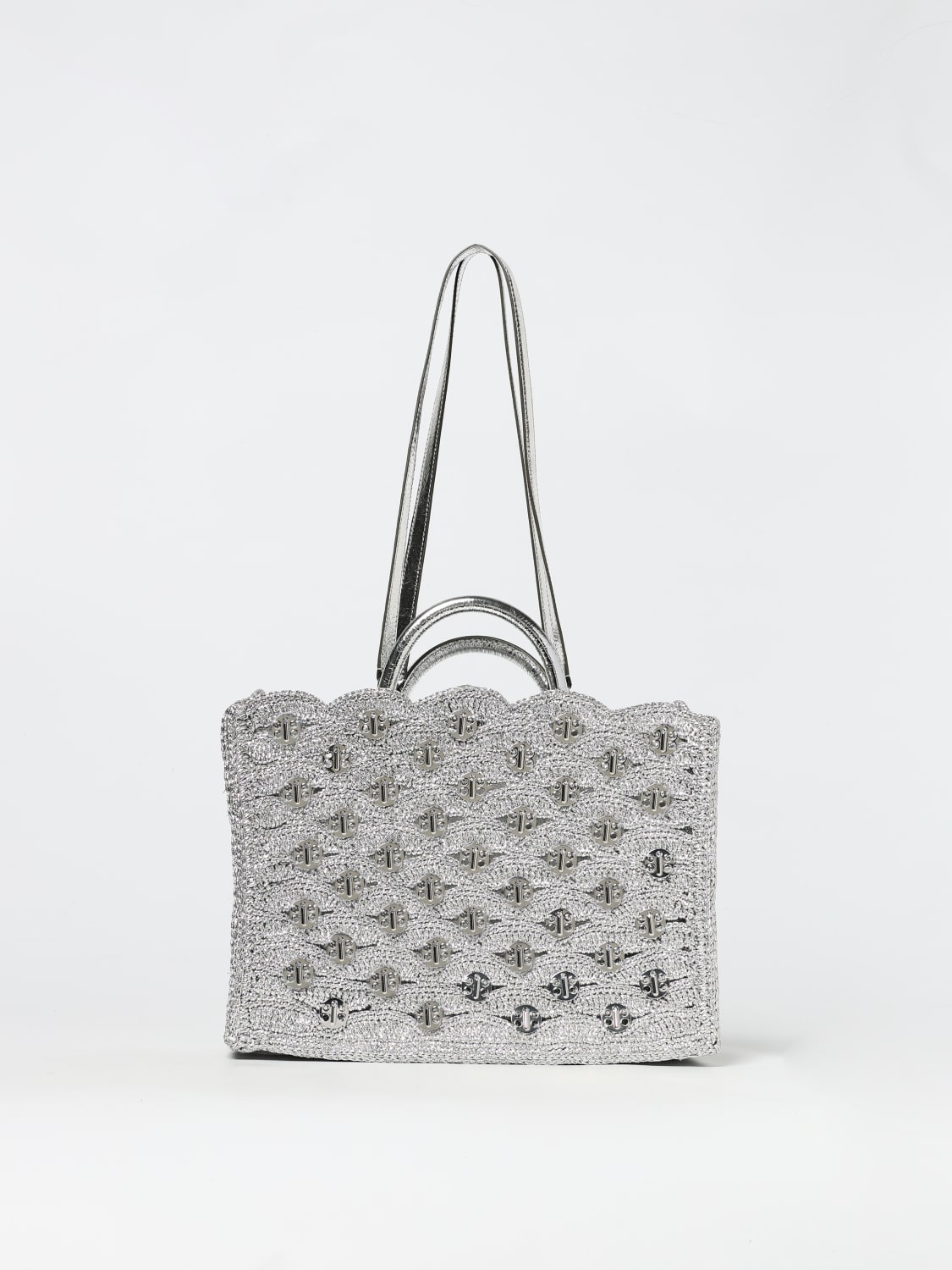 ハンドバッグ RABANNE Woman Handbag Silver 25ESS0501NAT046 P040 RABANNE: Shoulder bag woman - Silver | Rabanne handbag
