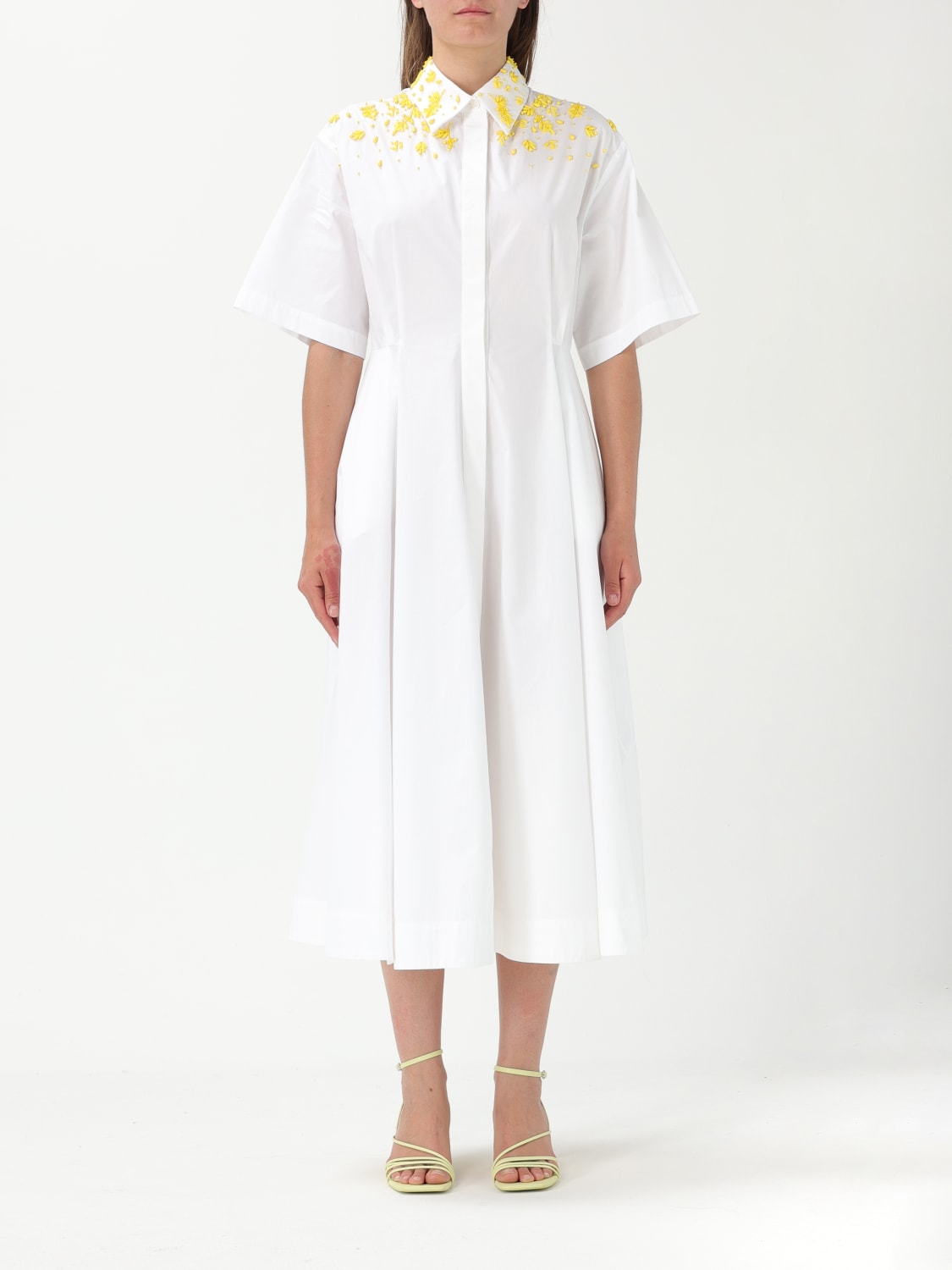 ワンピース MSGM Woman Dress White 3842MDA51X257315 01 MSGM: Dress woman - White | MSGM dress 3842MDA51X257315