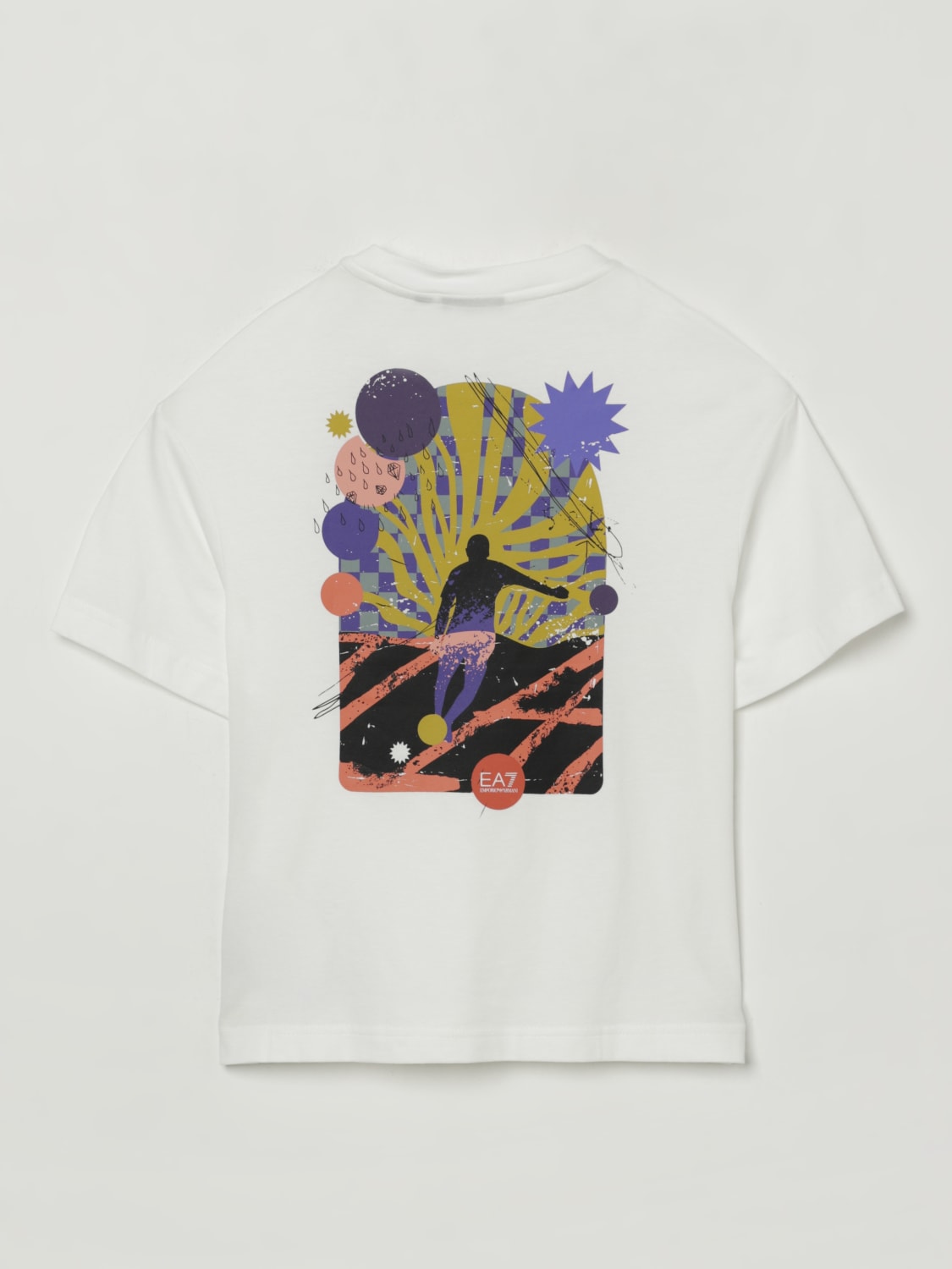 EA7 CAMISETA: Camiseta niños Ea7, Blanco - Img 2