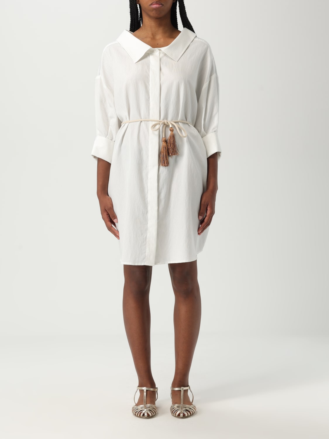 LIU JO: Dress woman - White | Liu Jo dress WA5397T6049