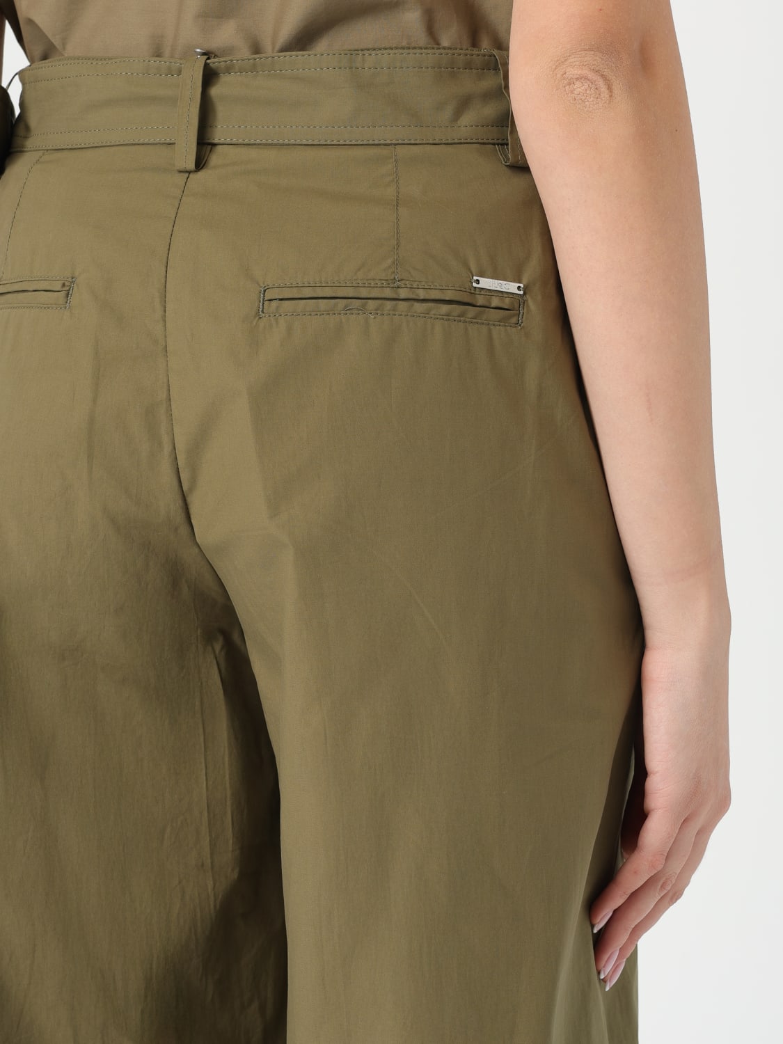 LIU JO: Pants woman - Green | Liu Jo pants WA5473T4319