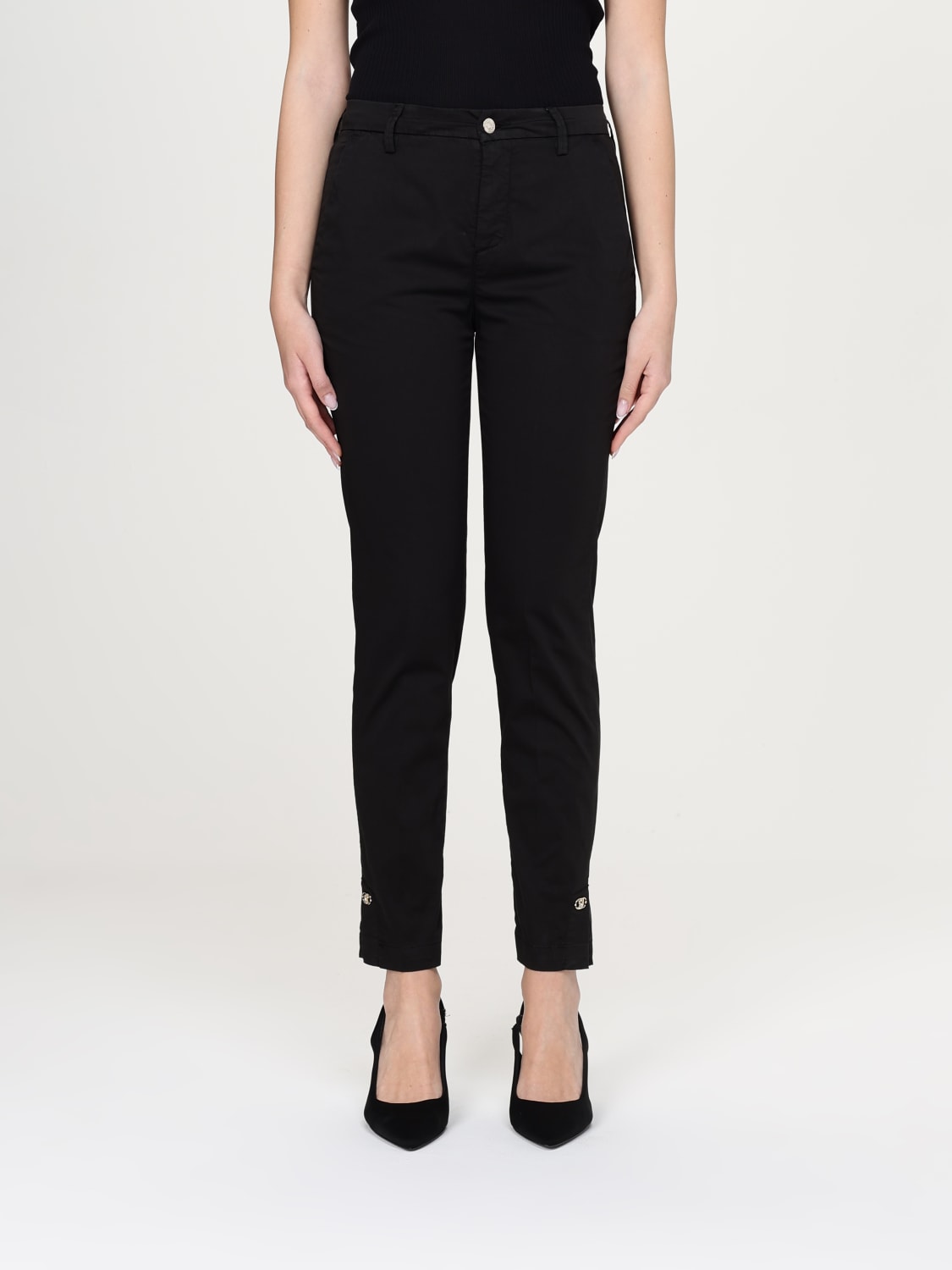パンツ LIU JO Woman Pants Black WA5449T4810 22222 LIU JO: Pants woman - Black | Liu Jo pants WA5449T4810