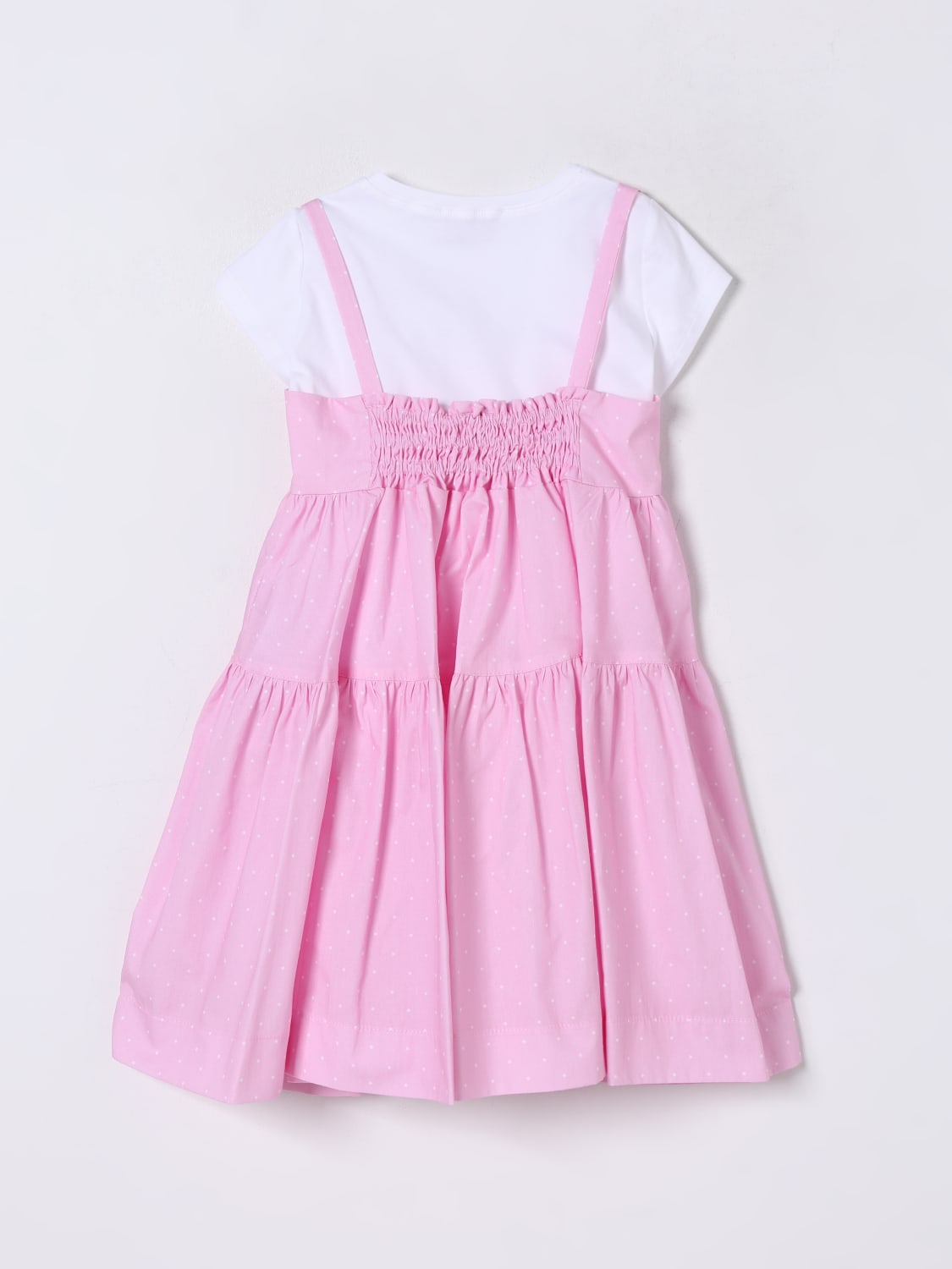 MONNALISA COMPLETO: Coordinato in cotone Monnalisa, Rosa - Img 2