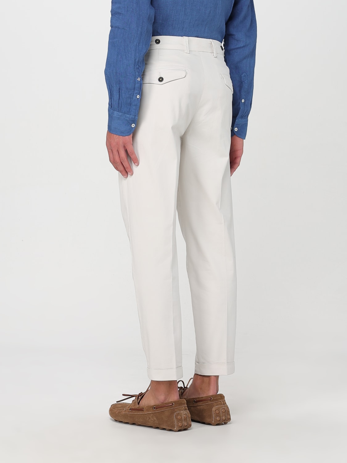 MANUEL RITZ PANTS: Pants men Manuel Ritz, White - Img 2