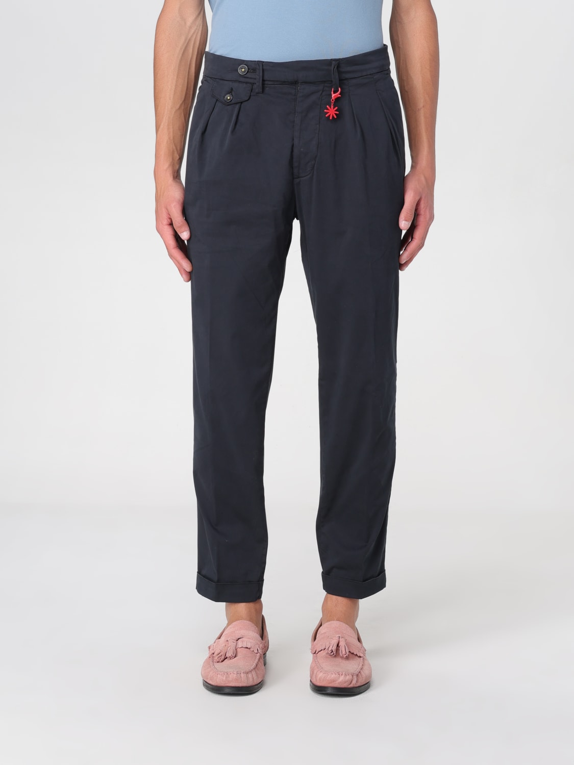 MANUEL RITZ PANTS: Pants men Manuel Ritz, Blue - Img 1