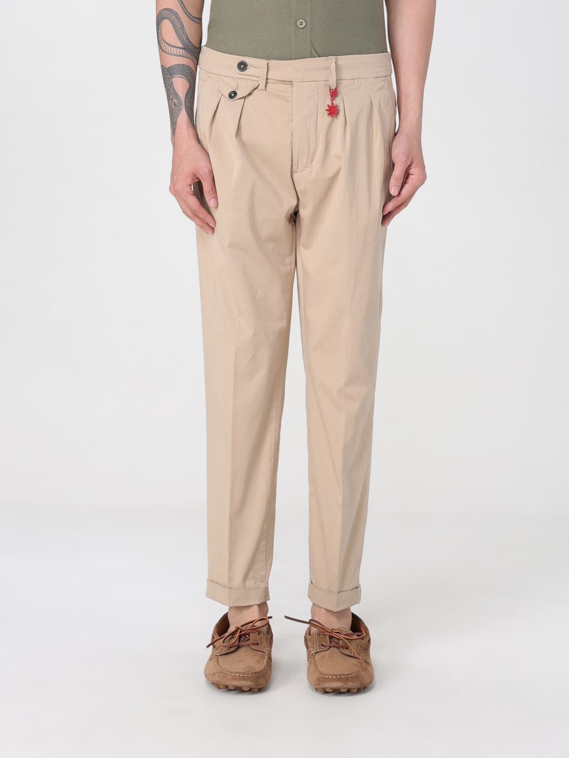 MANUEL RITZ PANTALON: Pantalon homme Manuel Ritz, Beige - Img 1