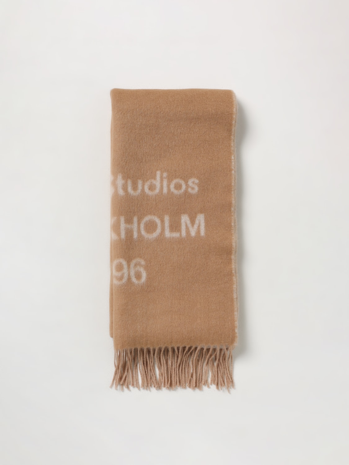 マフラー・ストール ACNE STUDIOS Men Scarf Brown CA0367 CPQ ACNE STUDIOS: Scarf men - Brown | Acne Studios scarf CA0367