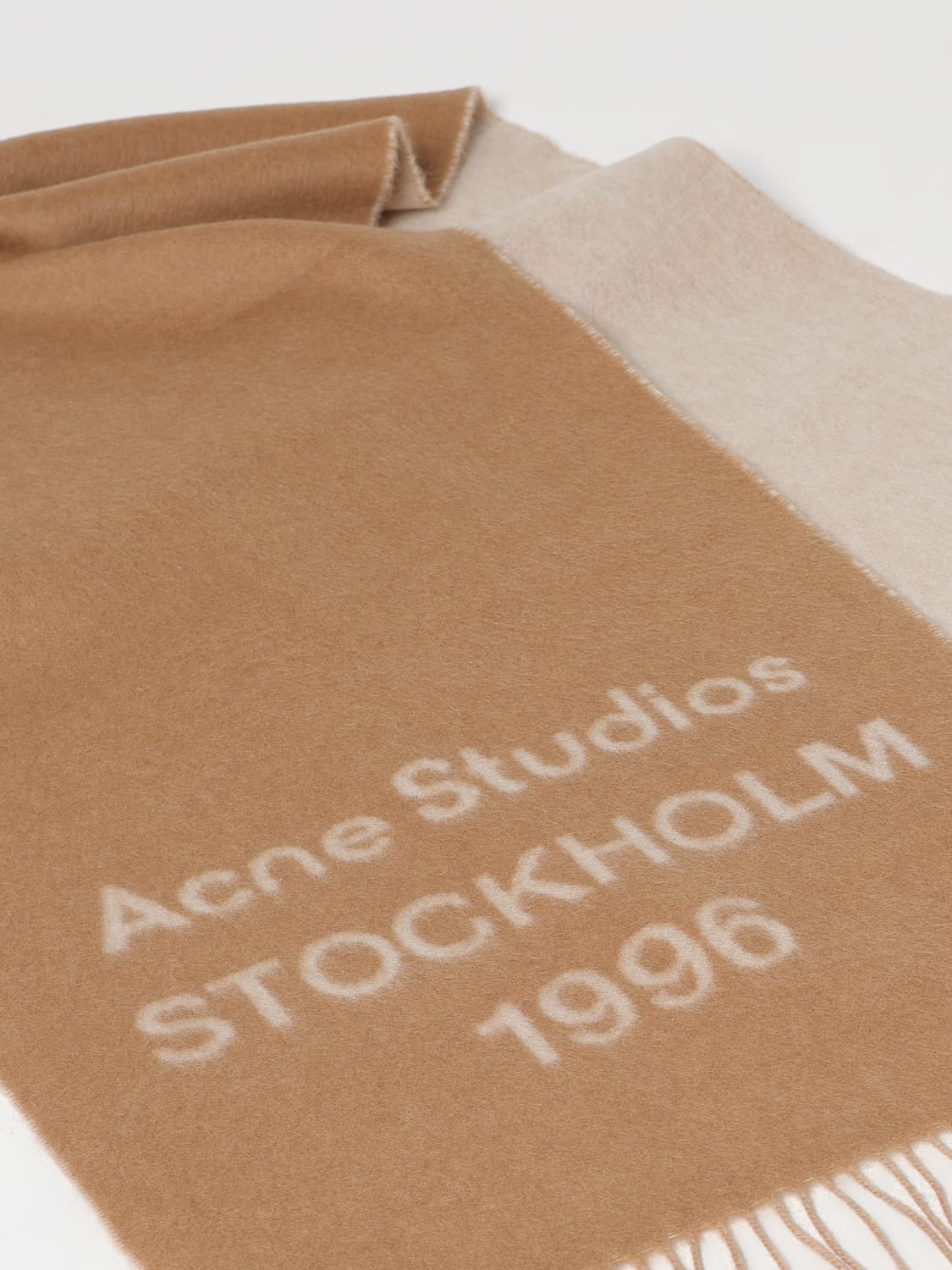 マフラー・ストール ACNE STUDIOS Men Scarf Brown CA0367 CPQ ACNE STUDIOS Men Scarf Brown CA0367 CPQ (Acne Studios