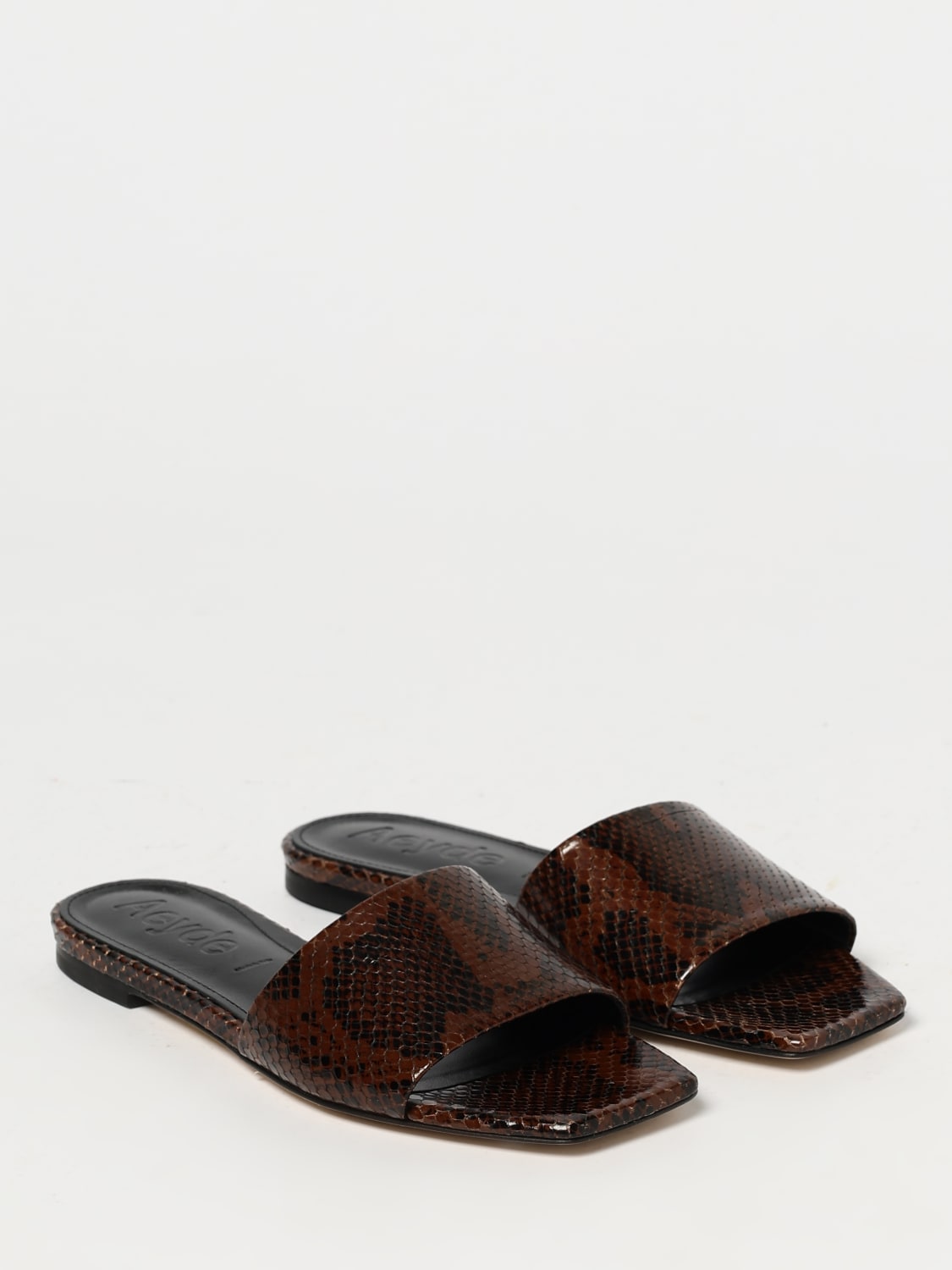 シューズ・サンダルその他 AEYDE Woman Shoes Brown A11FSFLOS8MFL0221953 043 AEYDE: Shoes woman - Brown | Aeyde flat sandals