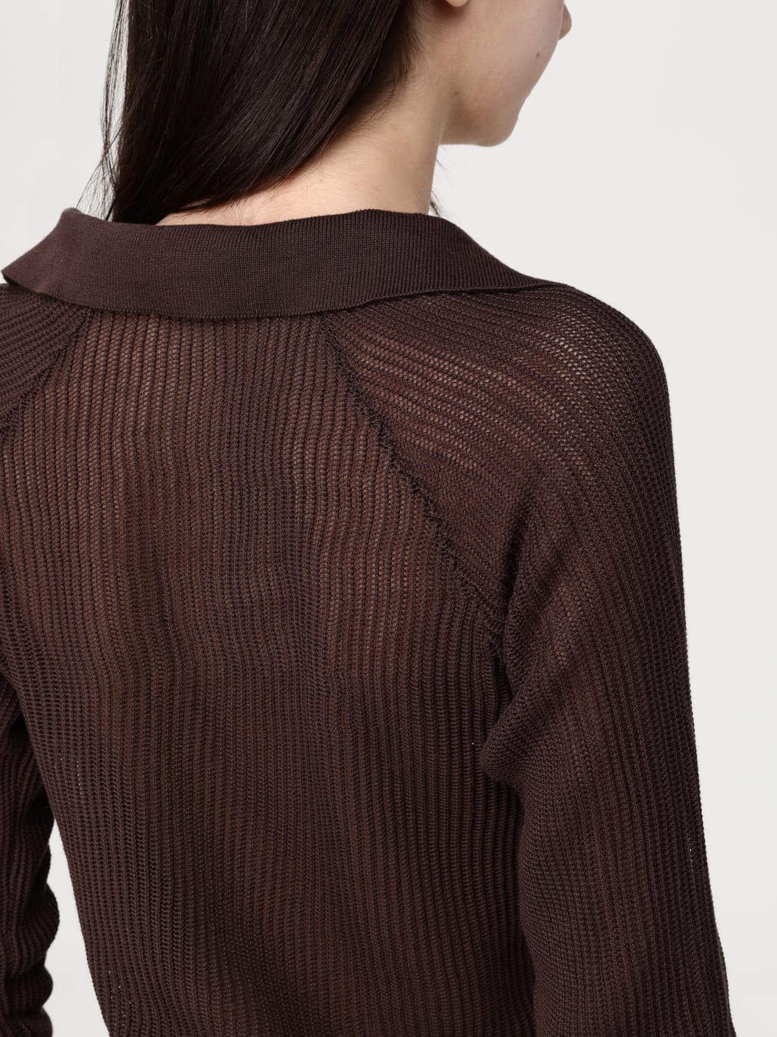 PALOMA WOOL: Top woman - Brown | Paloma Wool polo shirt