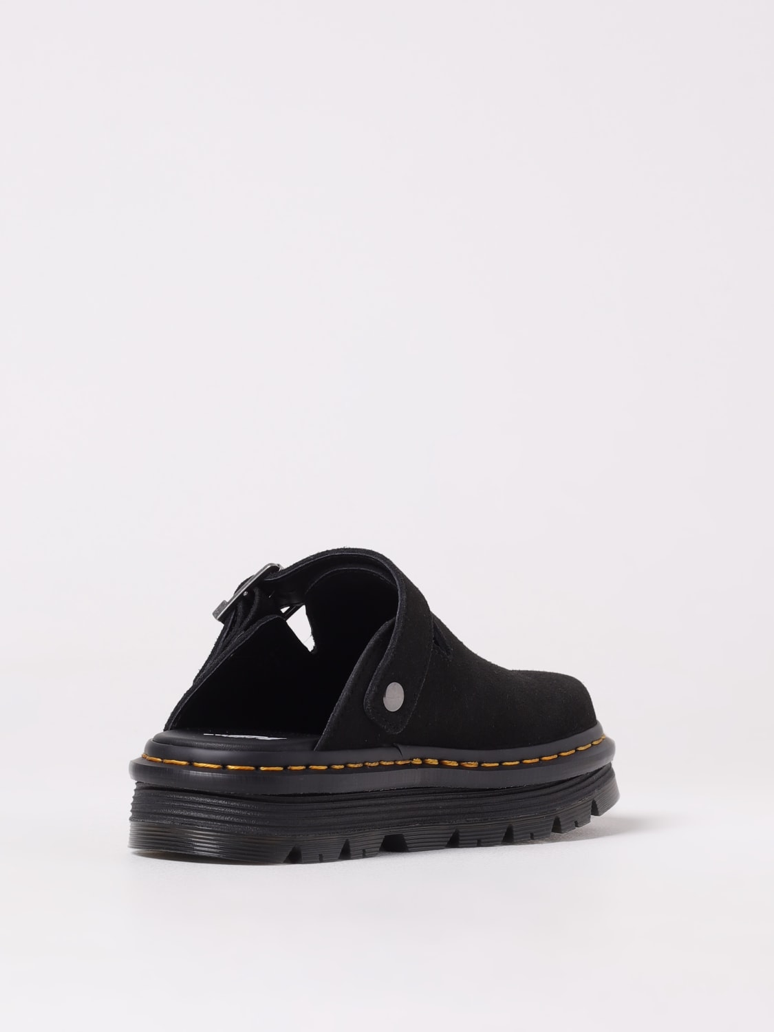 フラットシューズ DR. MARTENS Woman Flat shoes Black 31657001 Zebzag Suede Casual Slingback Platform Mules in Black | Dr
