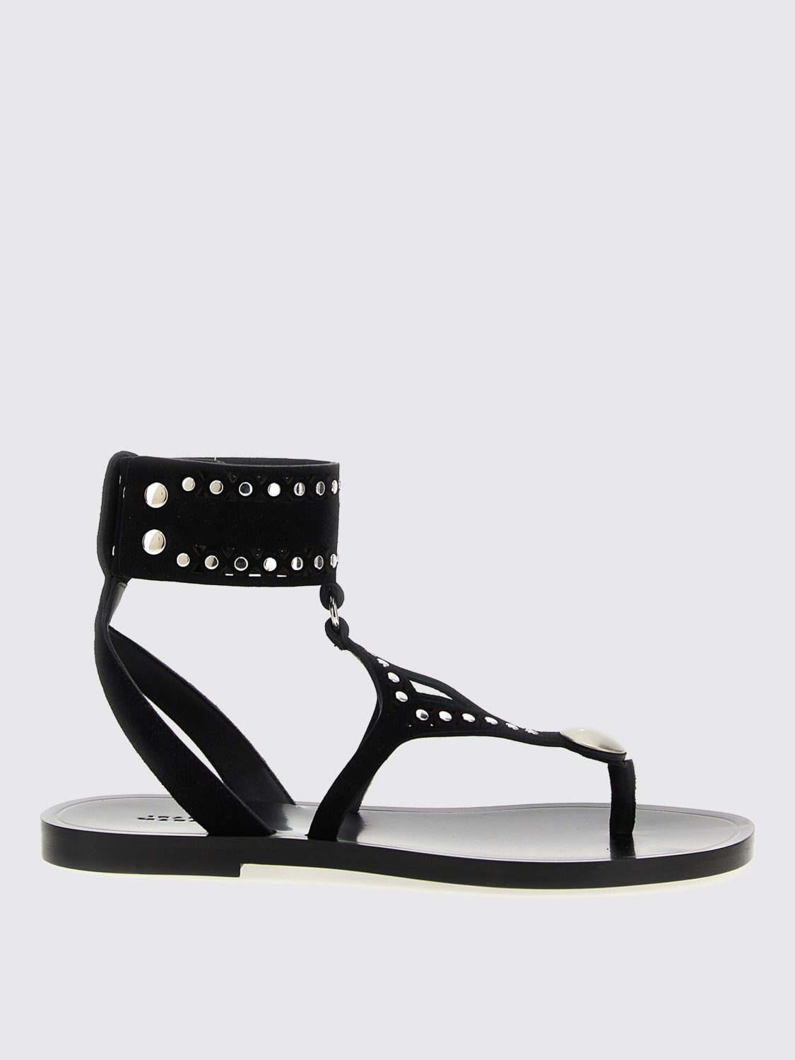 サンダル・ミュール ISABEL MARANT Women Sandals SD0239FAC2B01SBKSI Black ISABEL MARANT: Flat sandals woman - Black | Isabel Marant