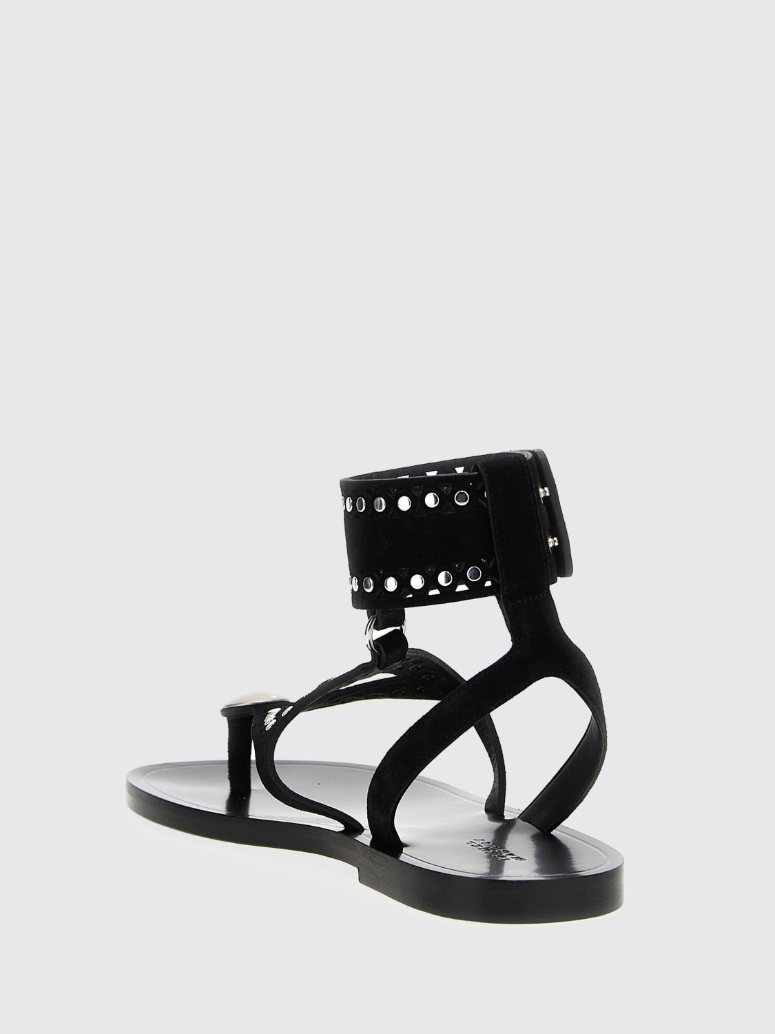 サンダル・ミュール Isabel Marant SS25 'Edil' sandals (SD0239FAC2B01S BKSI) ISABEL MARANT: Flat sandals woman - Black | Isabel Marant
