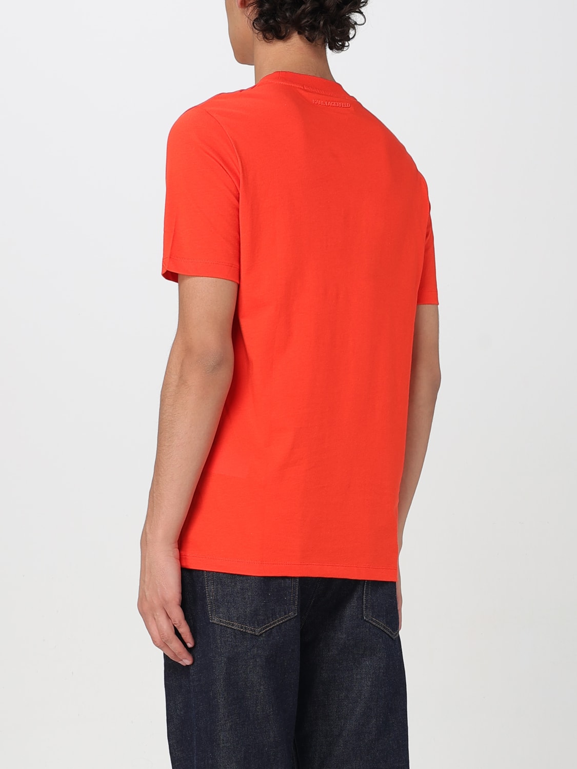 KARL LAGERFELD T-SHIRT: T-shirt men Karl Lagerfeld, Orange - Img 2