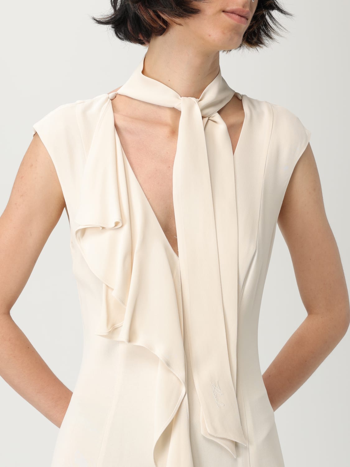 KARL LAGERFELD VESTIDO: Vestido mujer Karl Lagerfeld, Rosa - Img 3