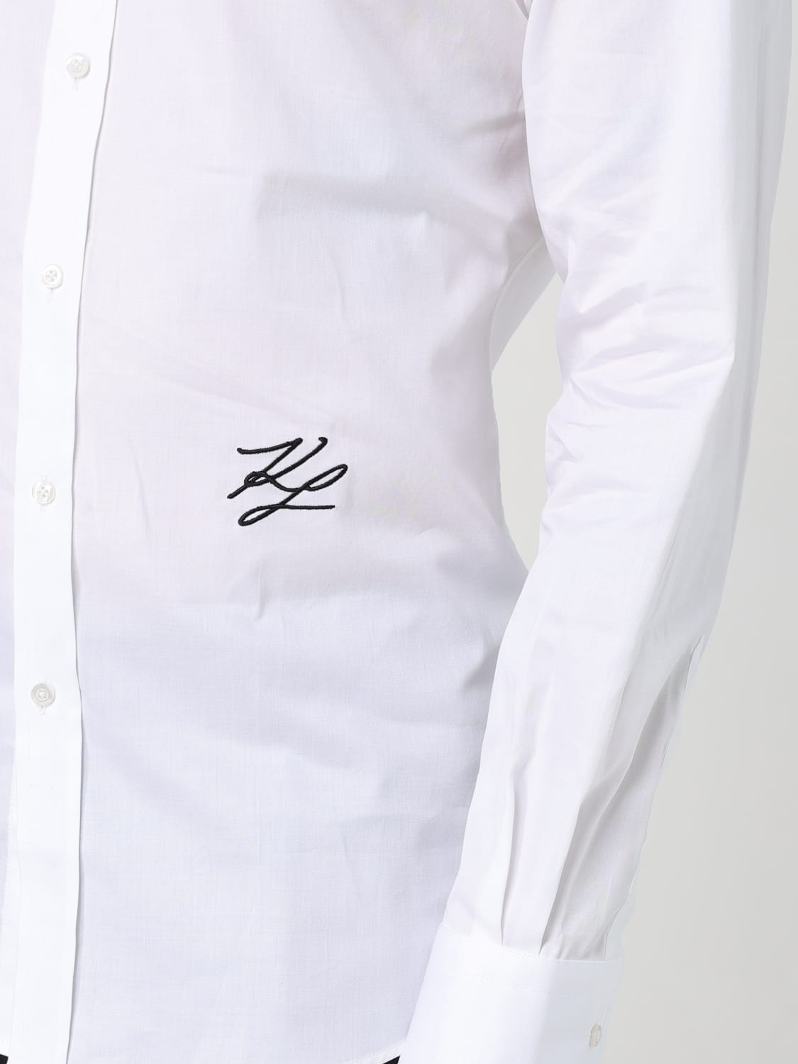KARL LAGERFELD SHIRT: Shirt men Karl Lagerfeld, White - Img 3