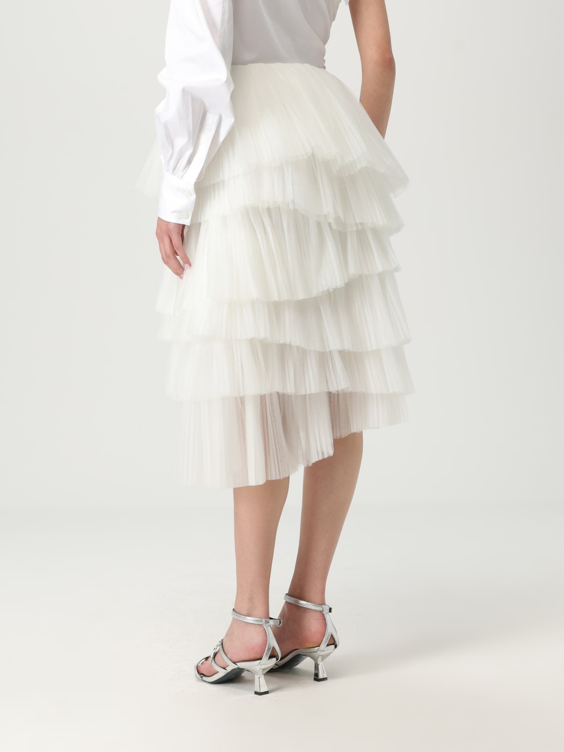 KARL LAGERFELD FALDA: Falda mujer Karl Lagerfeld, Blanco - Img 2