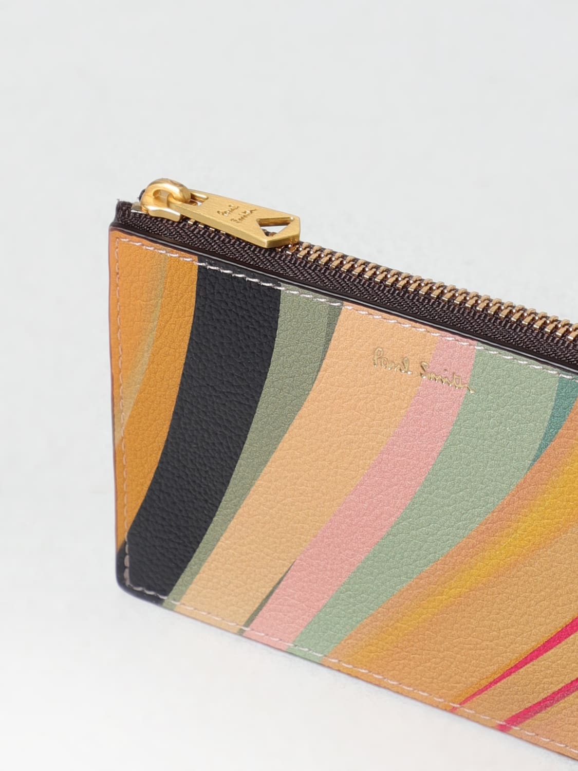 財布・小物その他 PAUL SMITH Woman Wallet Multicolor W1A6658DSWIRL 90 PAUL SMITH 'Swirl' Zip-Around Medium Women's Leather PURSE