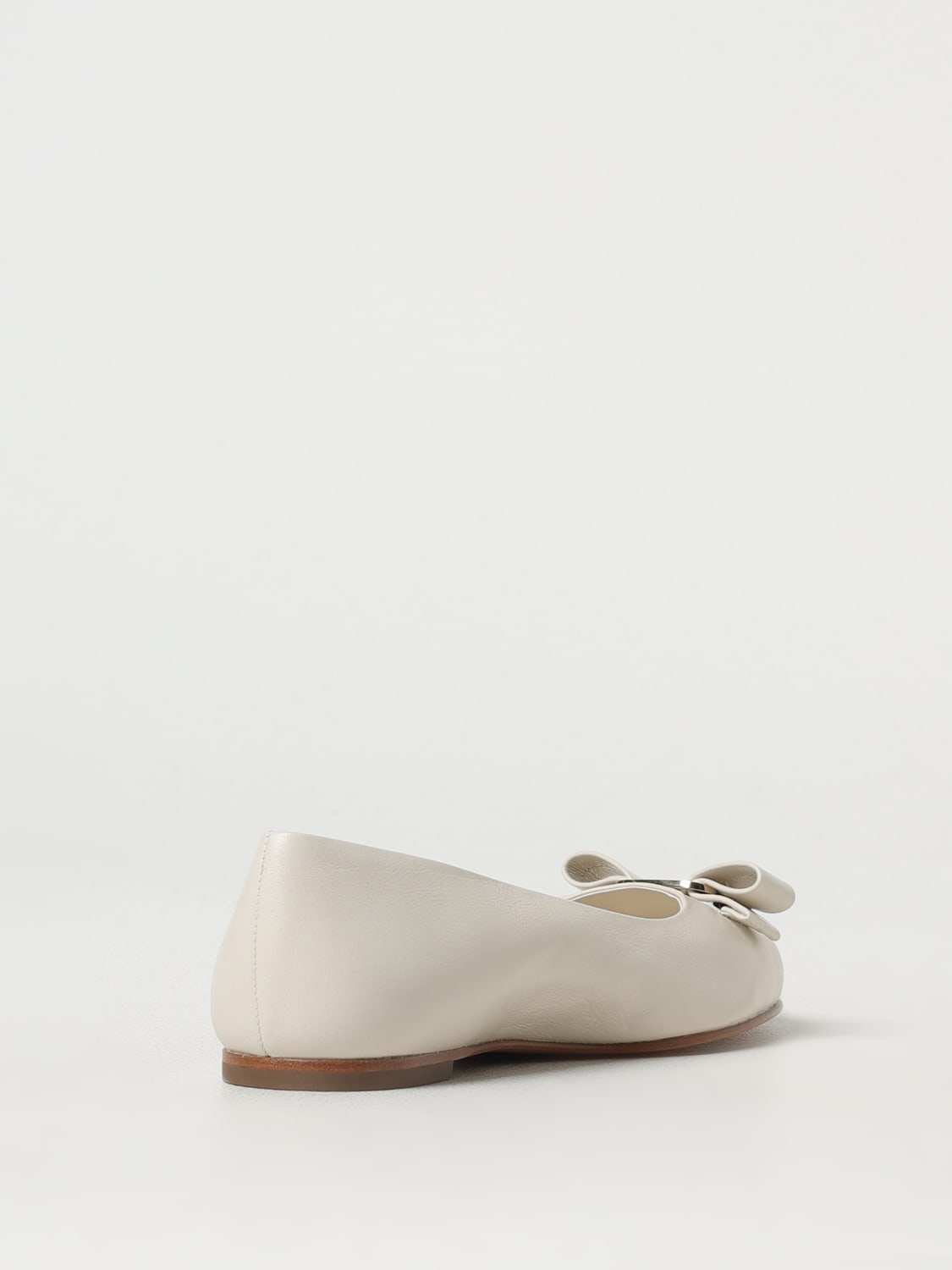 フラットシューズ FERRAGAMO Woman Ballet flats White 0779606 MASCARPONE FERRAGAMO: Ballet flats woman - White | Ferragamo ballet