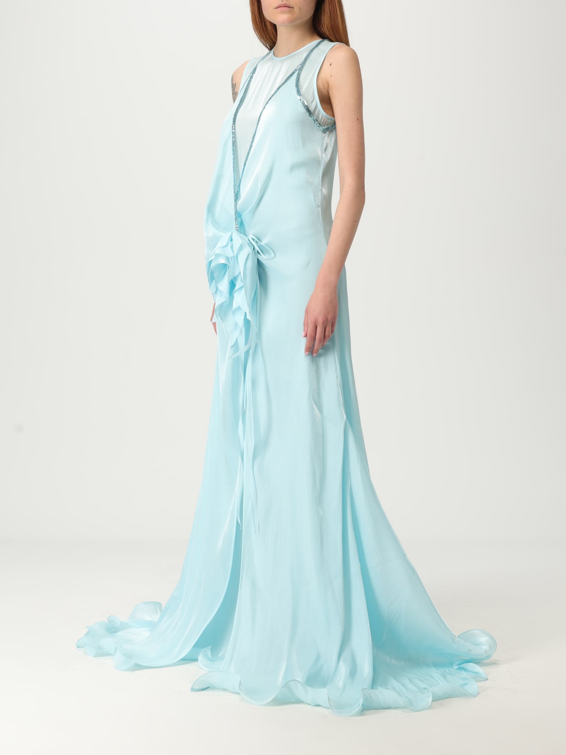 GENNY KLEID: Kleider damen Genny, Hellblau - Img 3