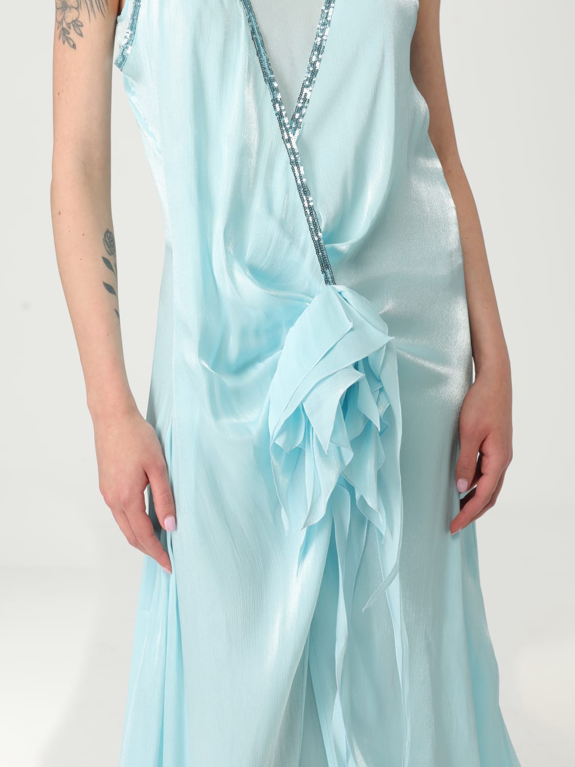 GENNY KLEID: Kleider damen Genny, Hellblau - Img 4