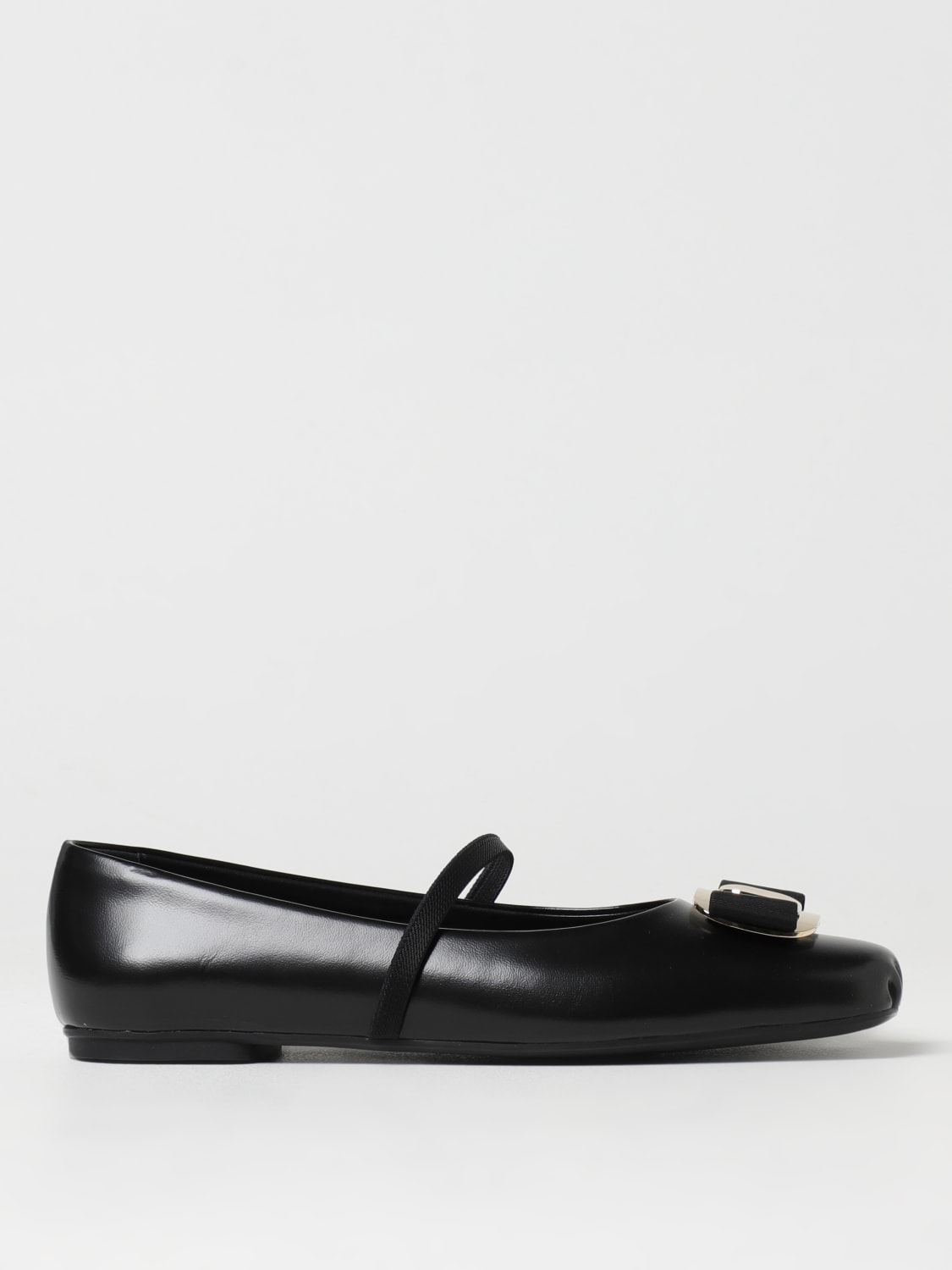 フラットシューズ FERRAGAMO Woman Ballet flats Black 0768868 NERO Varina ballet flat - Women | Ferragamo
