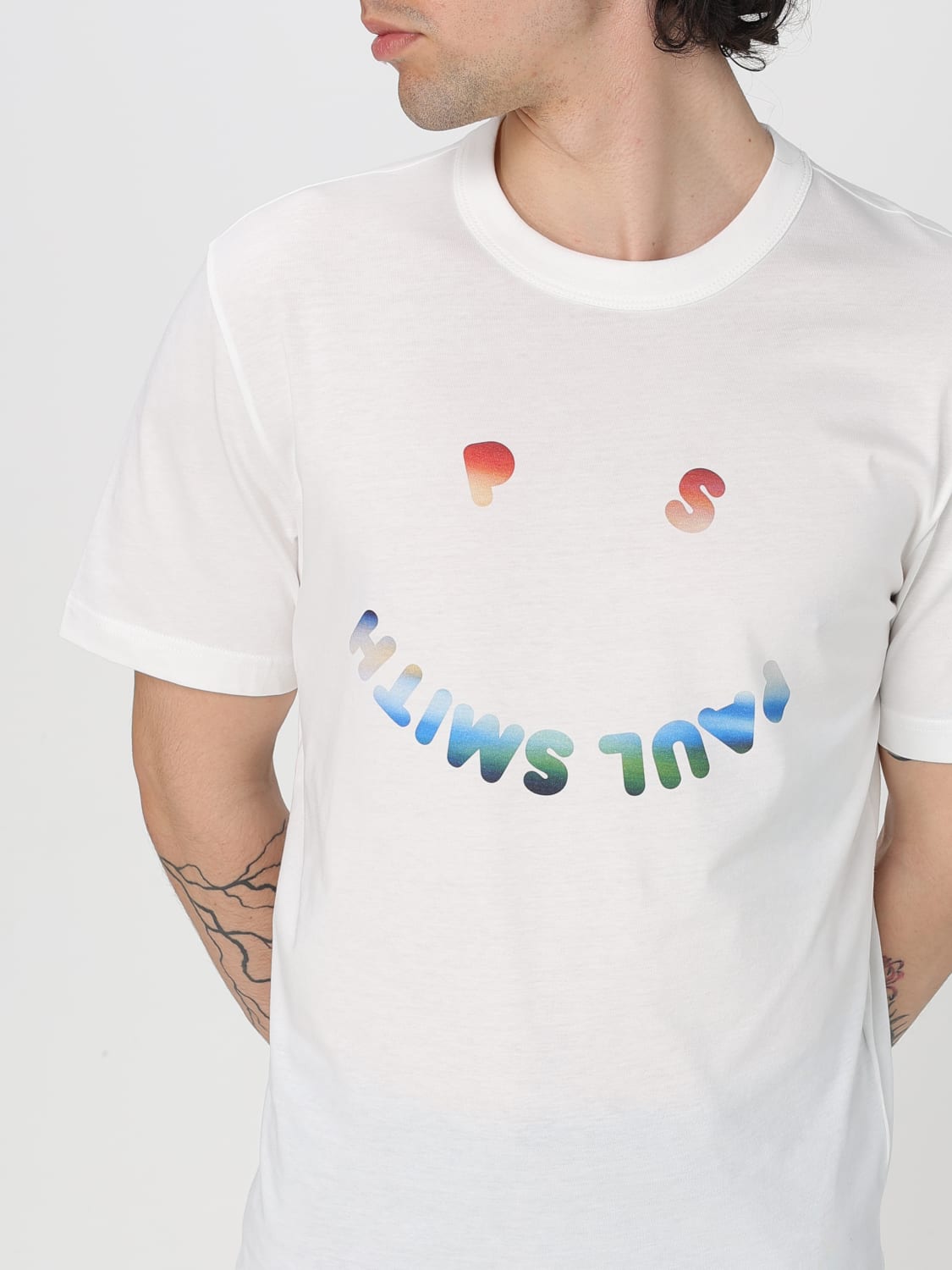 PS PAUL SMITH T-SHIRT: T-shirt men Ps Paul Smith, White - Img 3