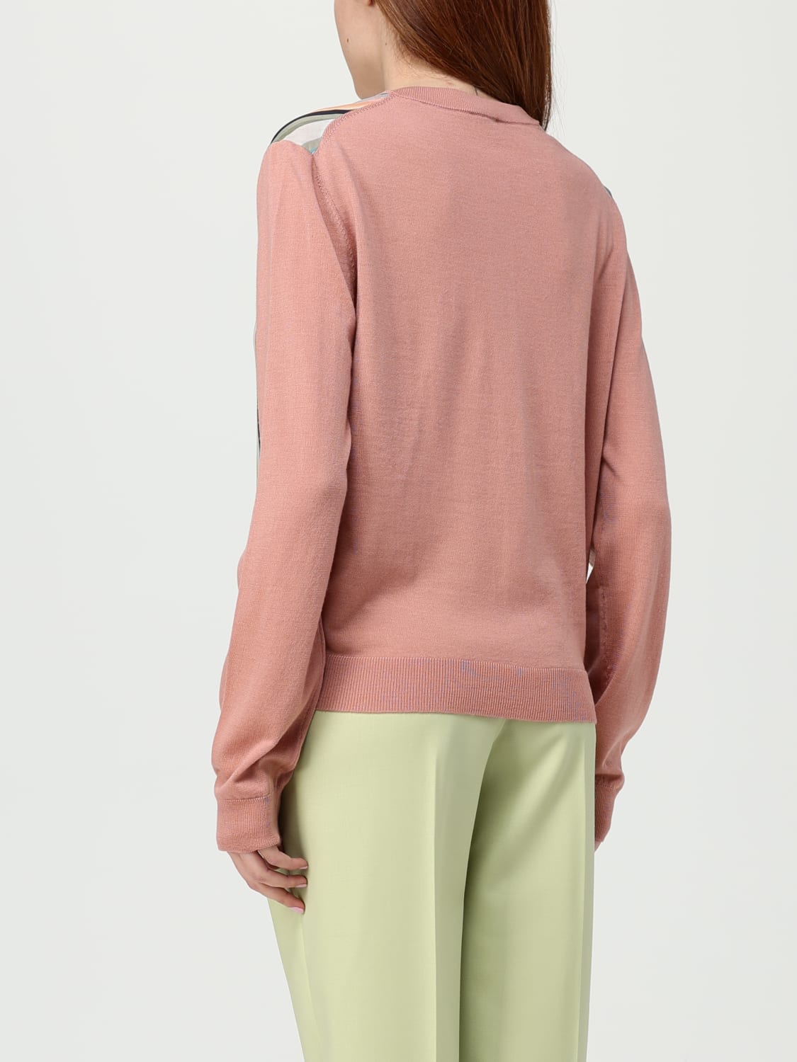 PS PAUL SMITH PULL: Cardigan femme Ps Paul Smith, Rose - Img 2