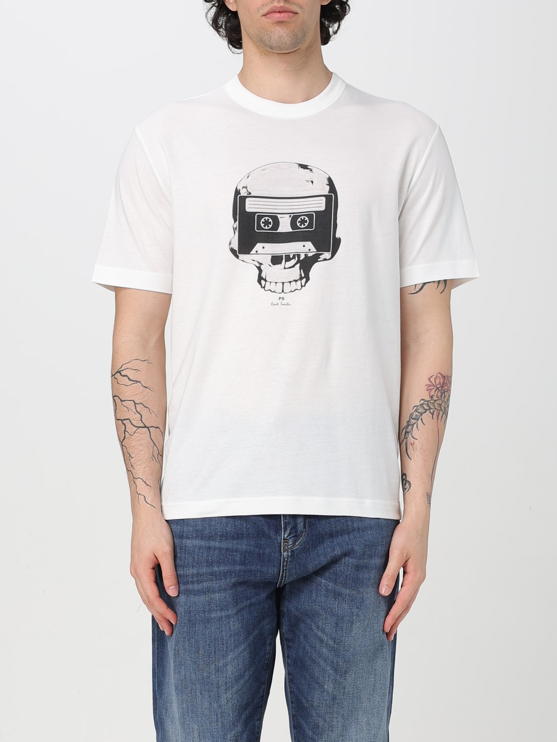 Tシャツ・カットソー PS PAUL SMITH Men T-shirt White M2R220XPP4705 02 PS PAUL SMITH: T-shirt men - White | Ps Paul Smith t-shirt
