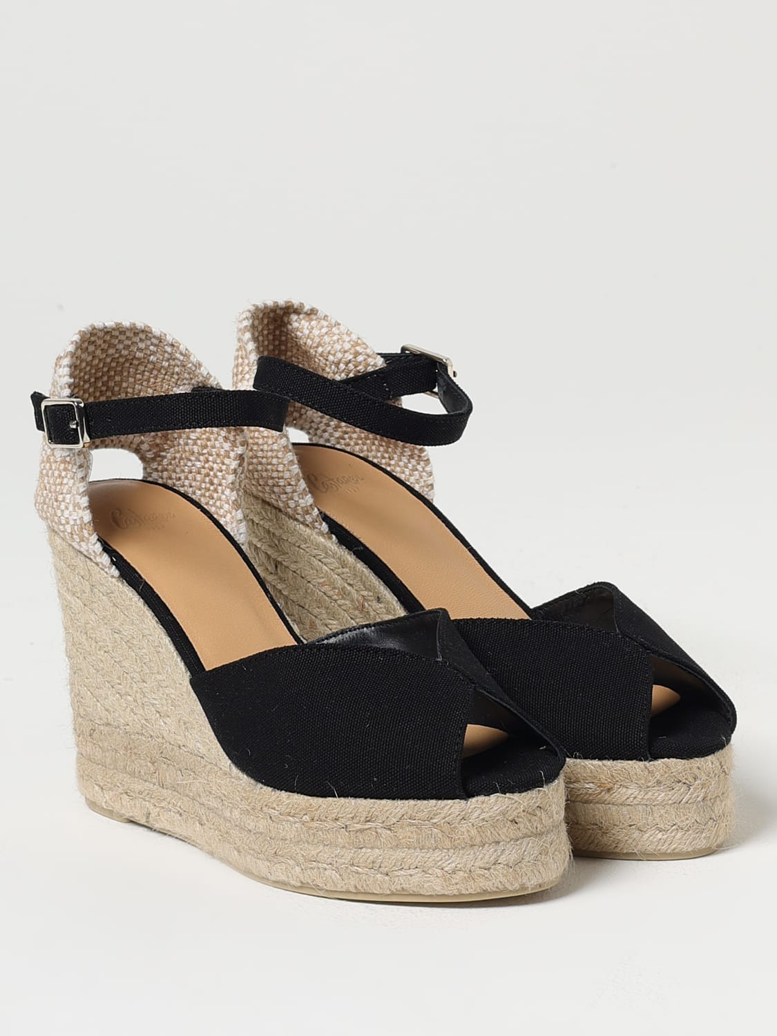CASTAÑER HEELED SANDAL: Espadrilles woman CastaÑer, Black - Img 2