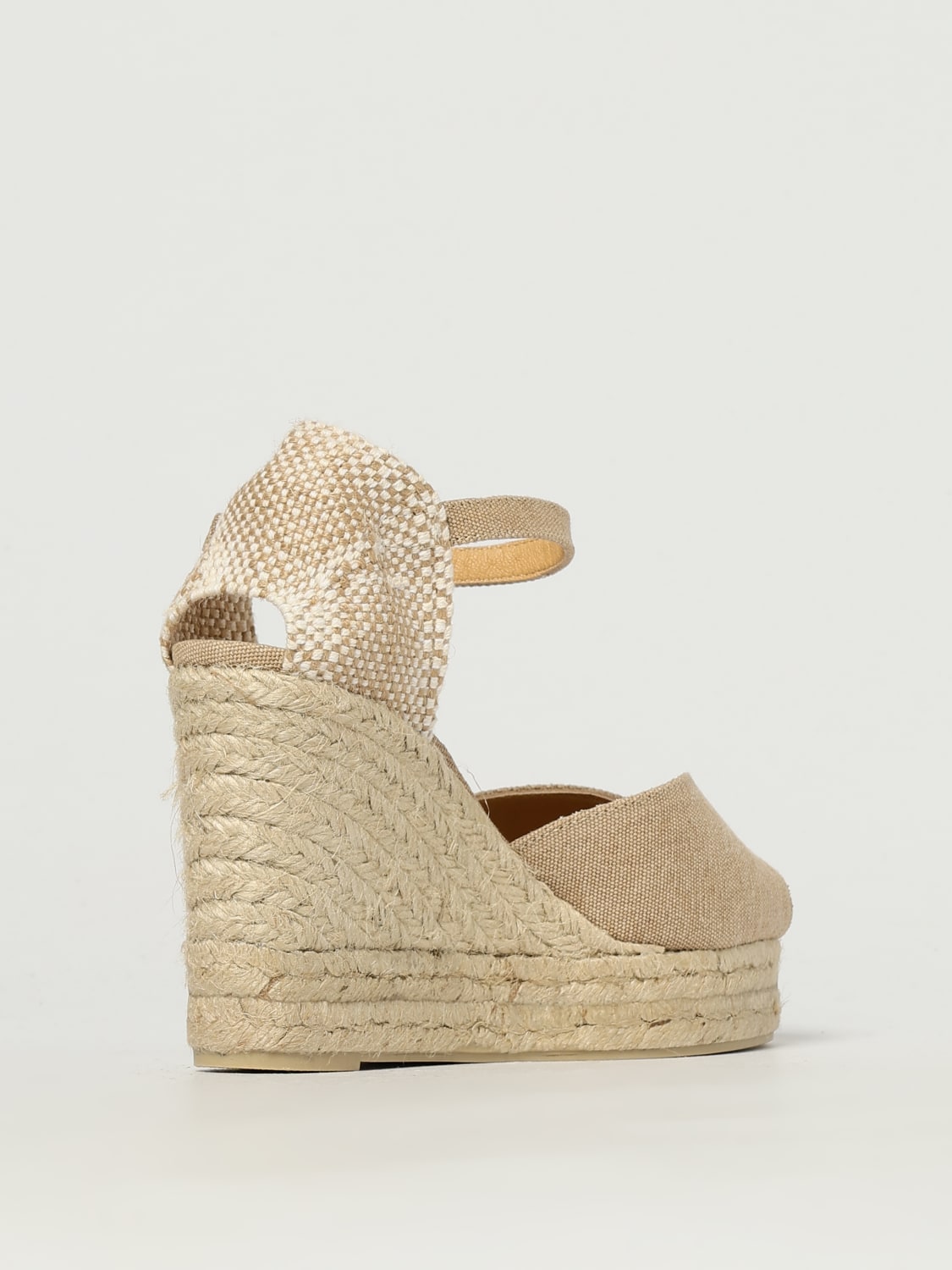 CASTAÑER SANDALEN MIT ABSATZ: Espadrilles damen CastaÑer, Beige - Img 3