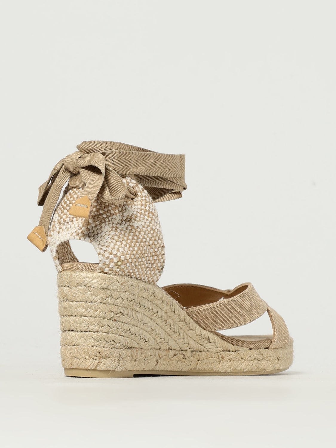 CASTAÑER HEELED SANDAL: Espadrilles woman CastaÑer, Beige - Img 3