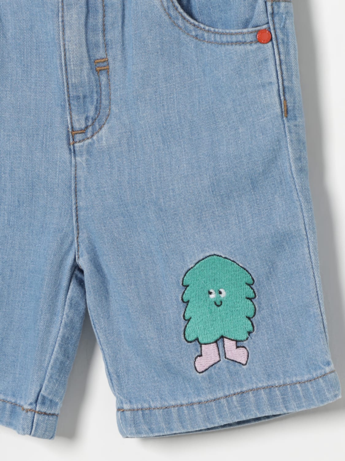 STELLA MCCARTNEY KIDS SHORTS: Pants kids Stella McCartney Kids, Blue - Img 3