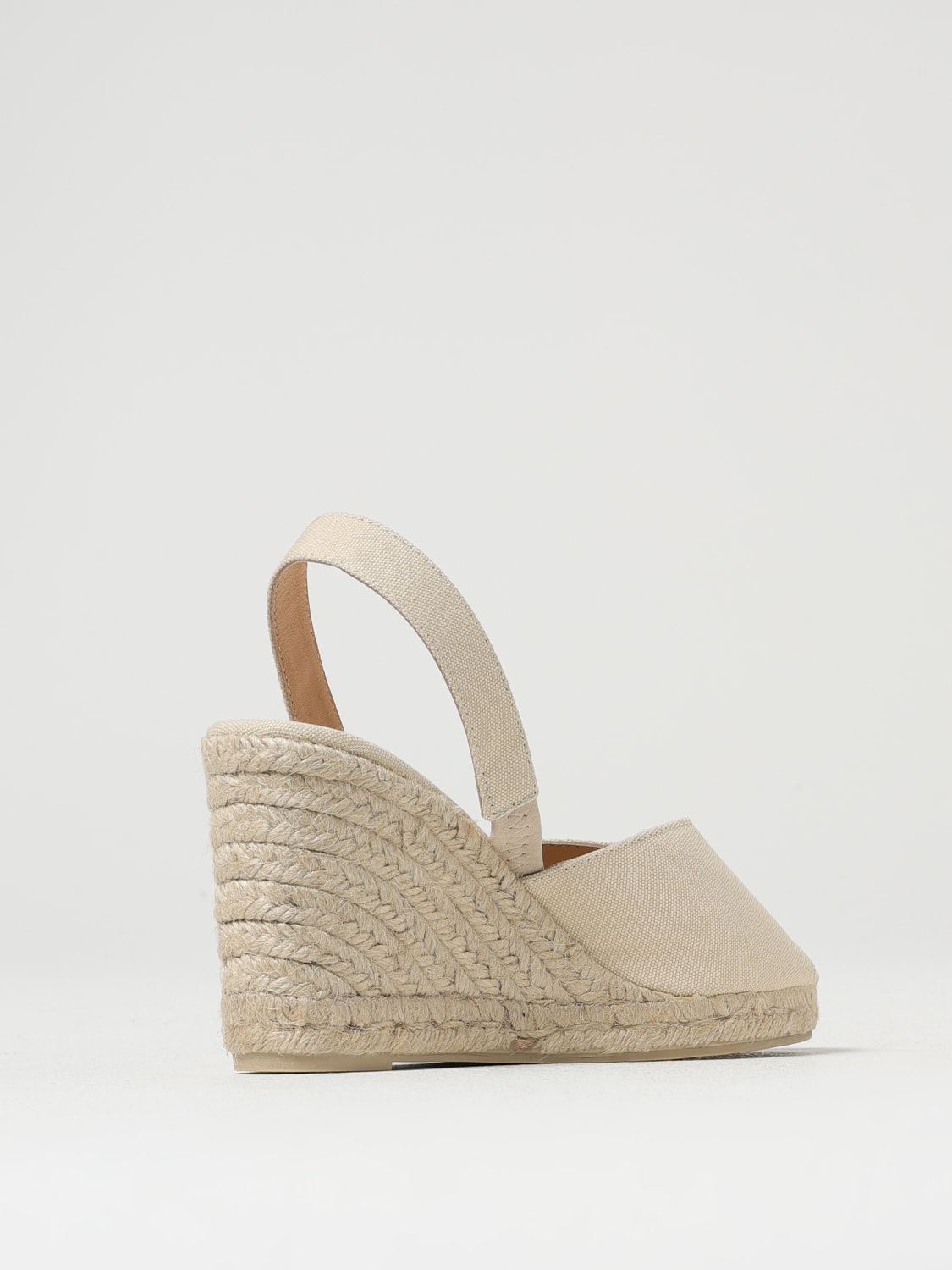 CASTAÑER SANDALEN MIT ABSATZ: Espadrilles damen CastaÑer, Ivory - Img 3