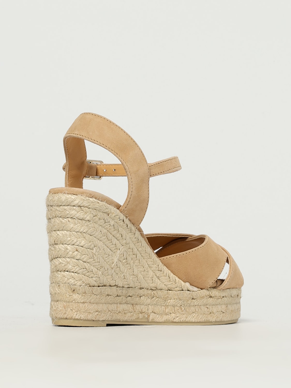CASTAÑER HEELED SANDAL: Espadrilles woman CastaÑer, Brown - Img 3