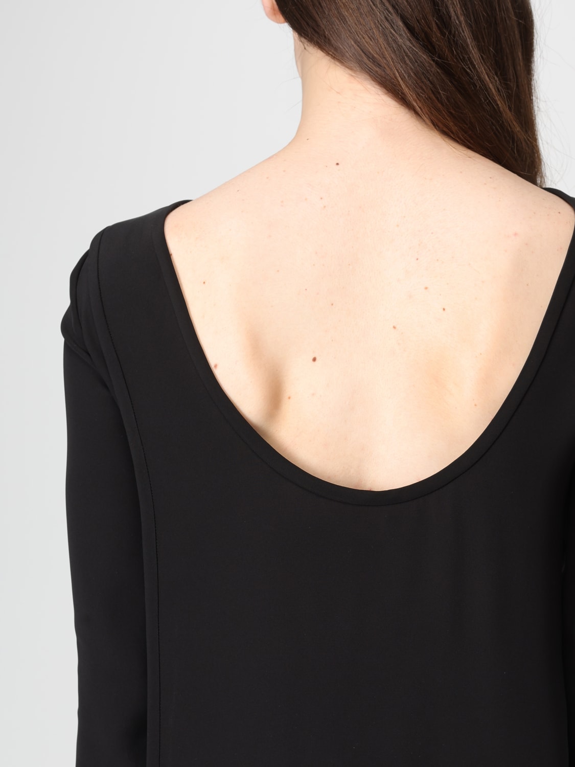 GUCCI ABITO: Abito midi Gucci in misto seta , Nero - Img 3