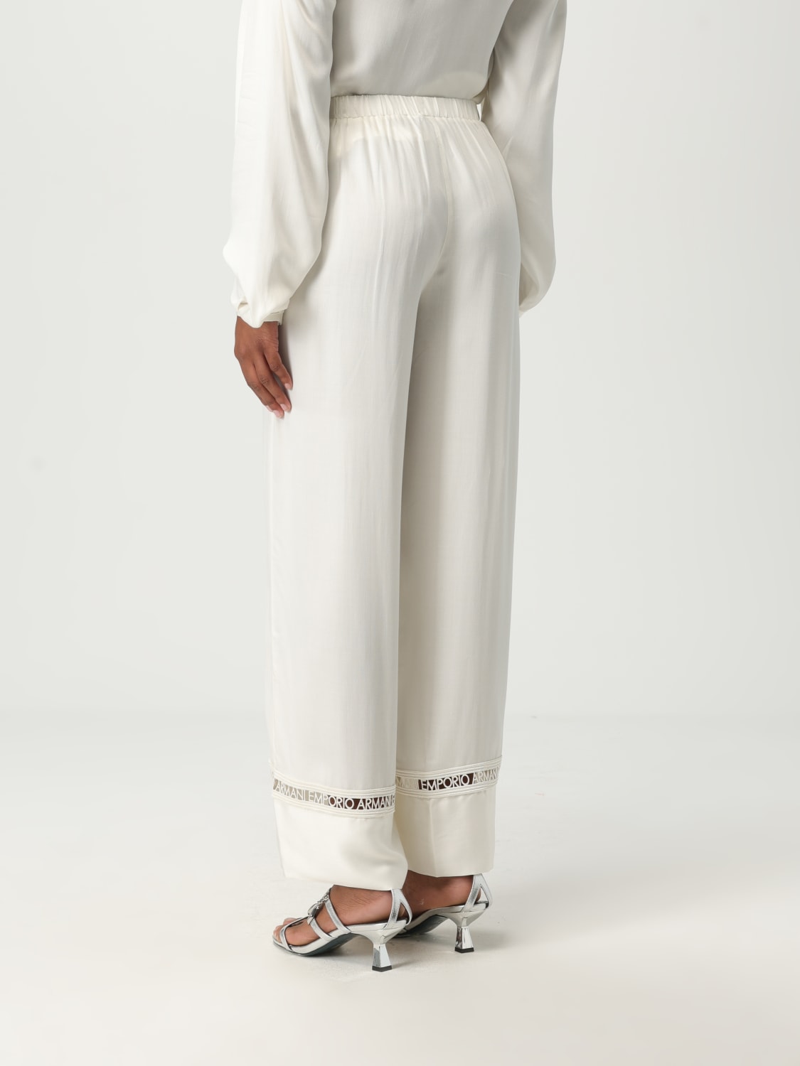 EMPORIO ARMANI WRAP-SKIRT: Wrap-skirt woman Emporio Armani, White - Img 3
