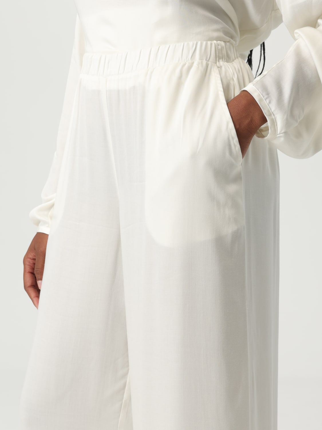 EMPORIO ARMANI WRAP-SKIRT: Wrap-skirt woman Emporio Armani, White - Img 4