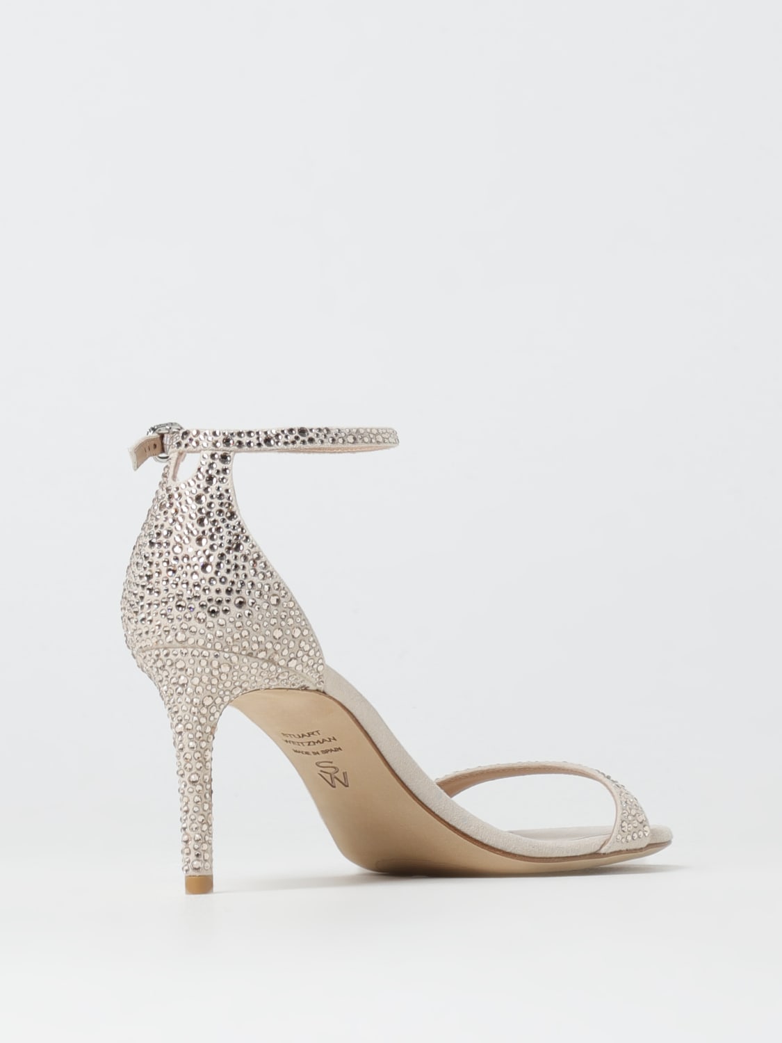 STUART WEITZMAN HEELED SANDAL: Heeled sandals woman Stuart Weitzman, Silver - Img 3