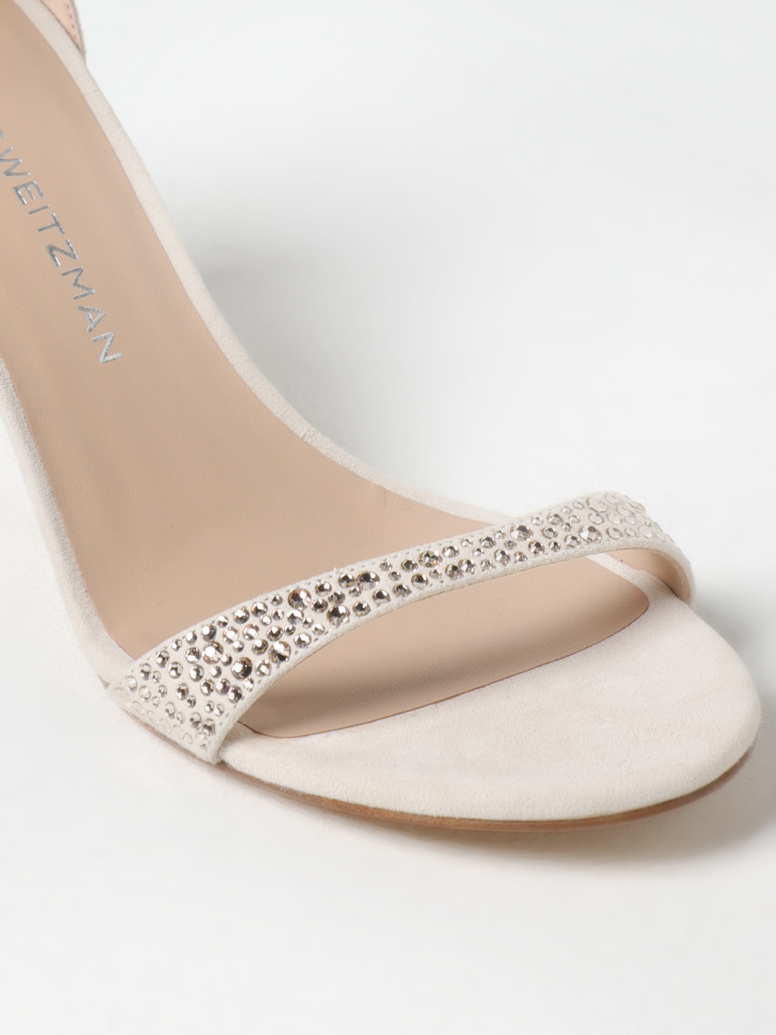 STUART WEITZMAN HEELED SANDAL: Heeled sandals woman Stuart Weitzman, Silver - Img 4