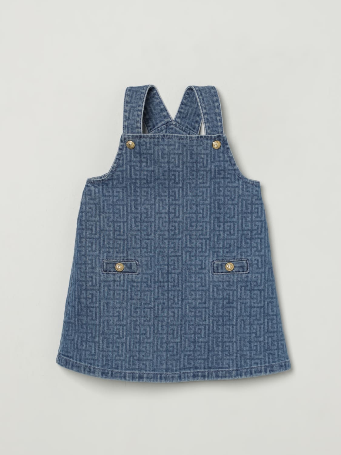 BALMAIN TRACKSUIT: Balmain baby dress, Gnawed Blue - Img 1