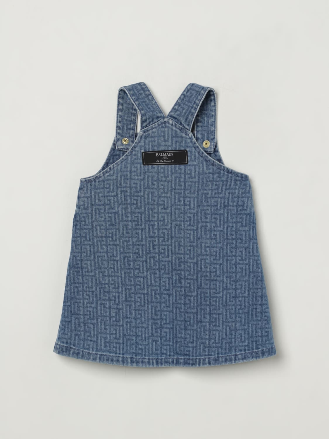 BALMAIN TRACKSUIT: Balmain baby dress, Gnawed Blue - Img 2