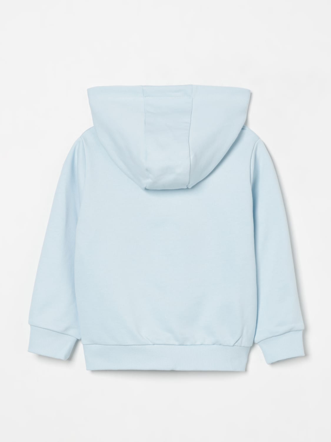 KENZO KIDS MAGLIA: Felpa con cappuccio con stampa Elefante Kenzo Kids, Blue - Img 2