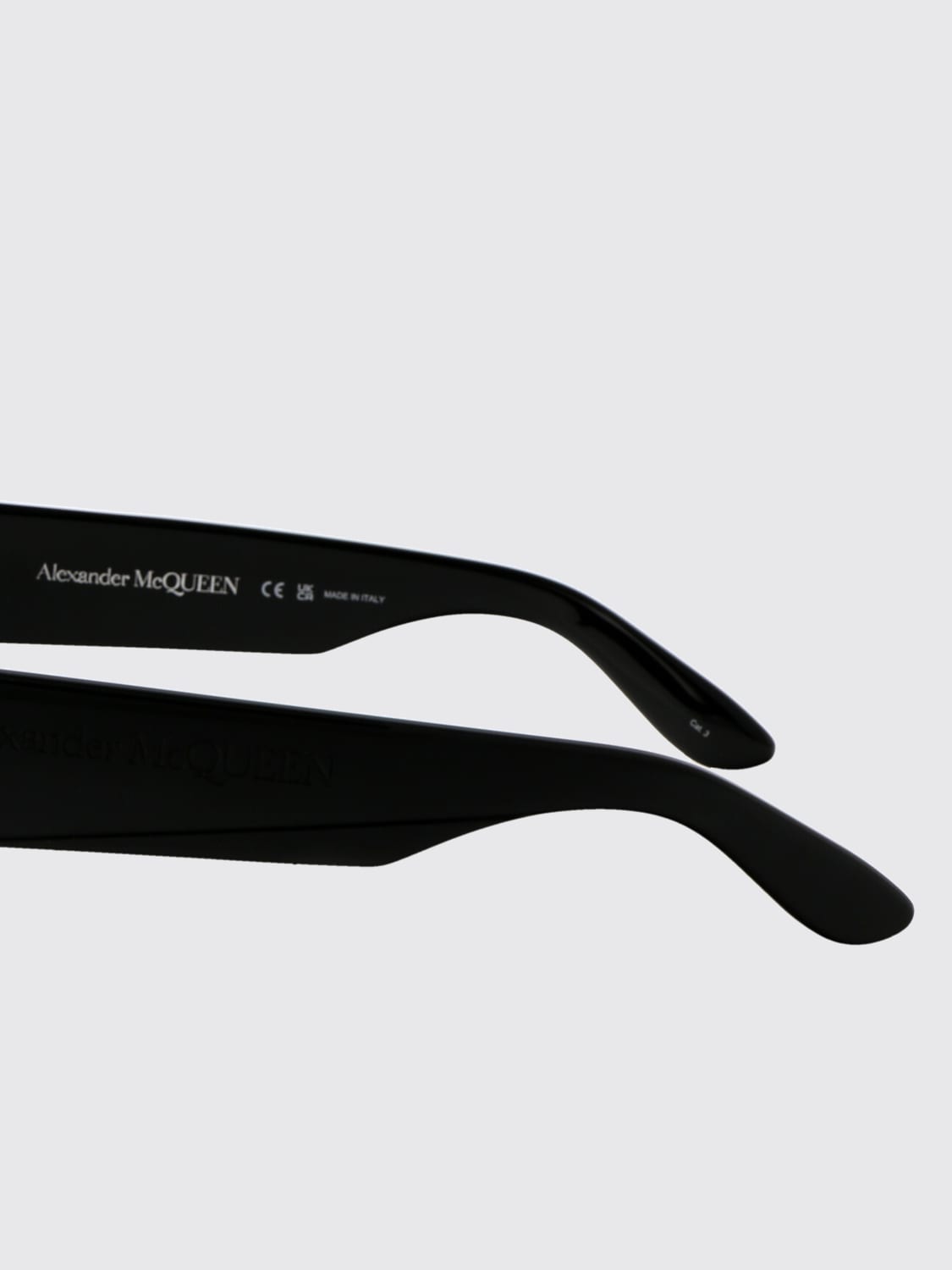 MCQUEEN SUNGLASSES: Sunglasses men McQueen, Black - Img 4